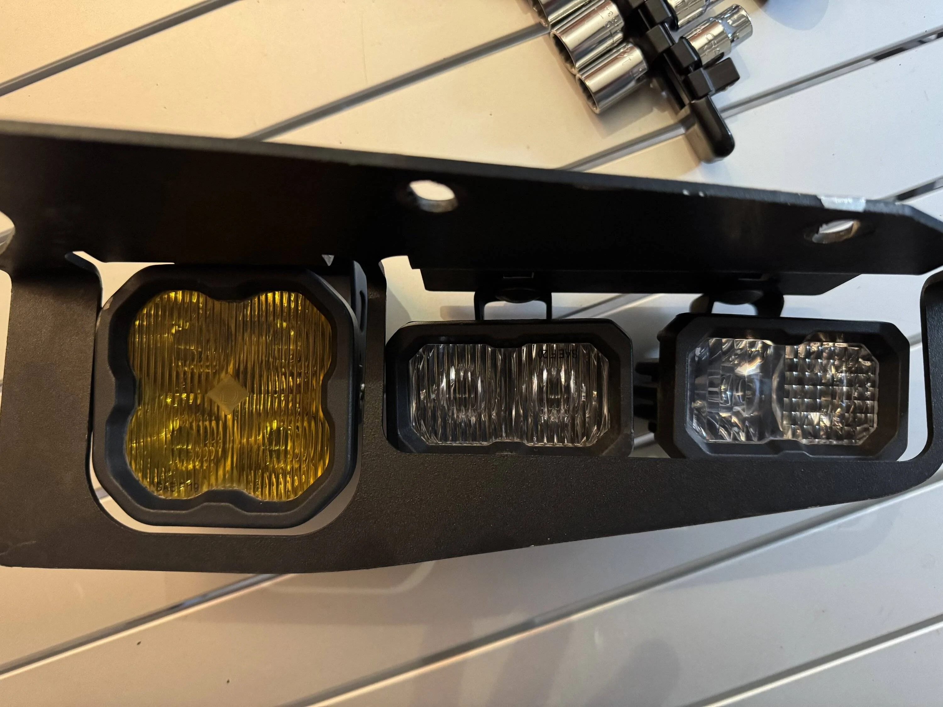 Ford Bronco Triple Fog Light Bracket for Modular Bumper IMG_5254