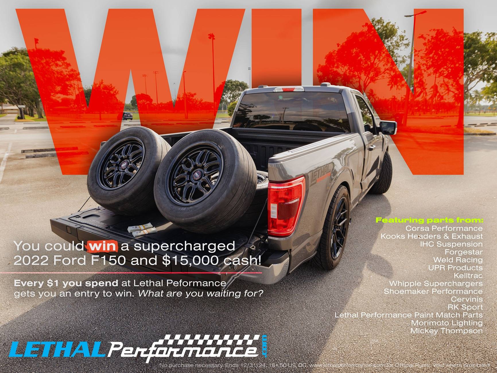 Ford Bronco Presenting Our Lethal Performance F-150 Giveaway! giveaway1