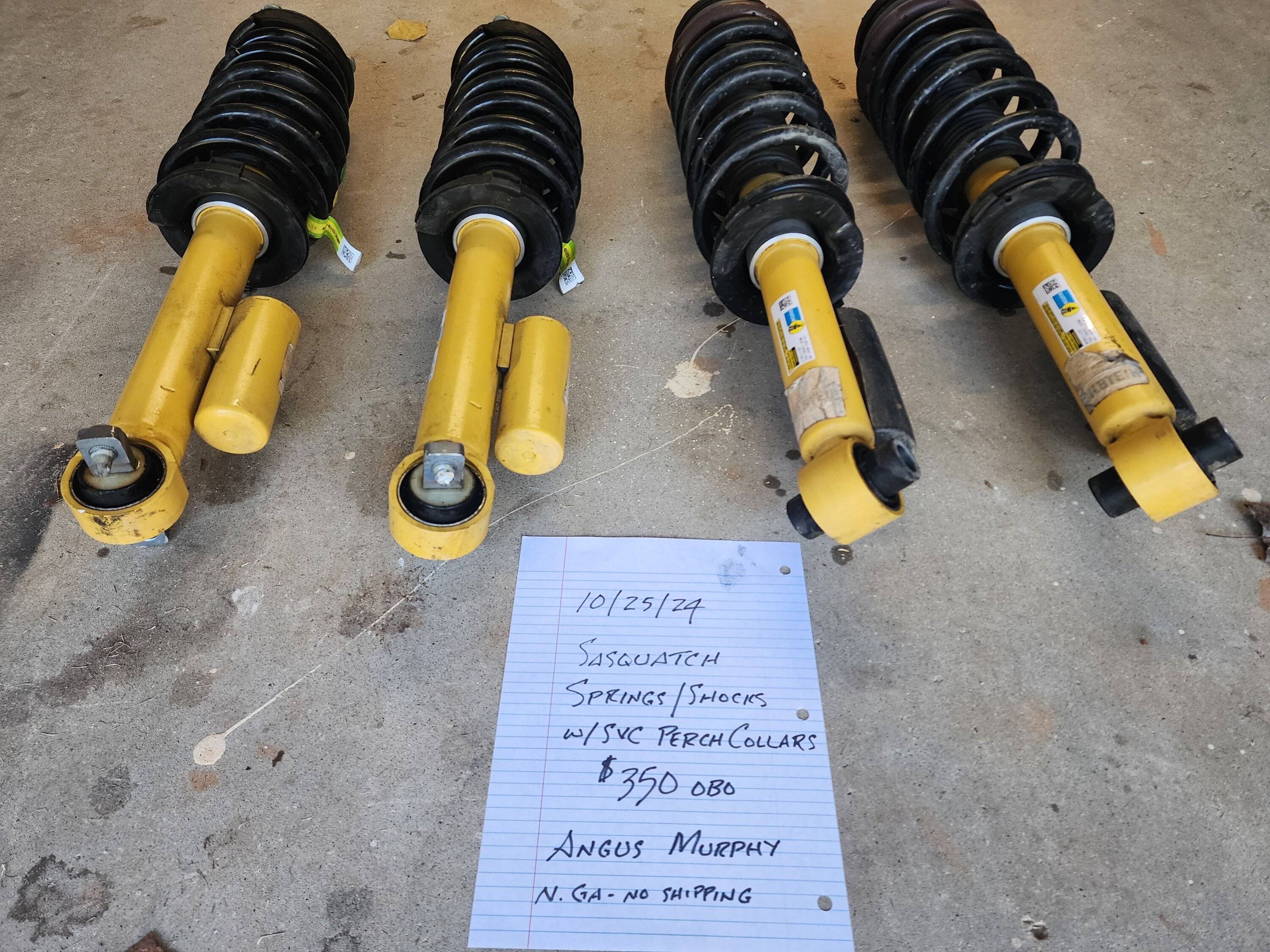 Ford Bronco 22 Sasquatch Suspension $200 20241026_131744