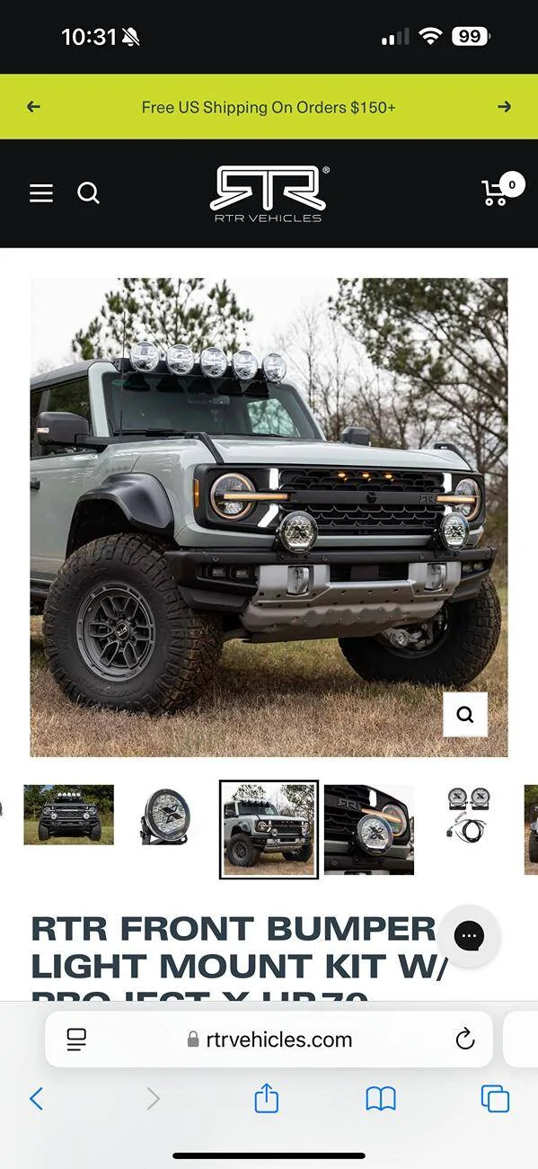 Ford Bronco Project X HP.70 vs Baja Design LP6 IMG_2947
