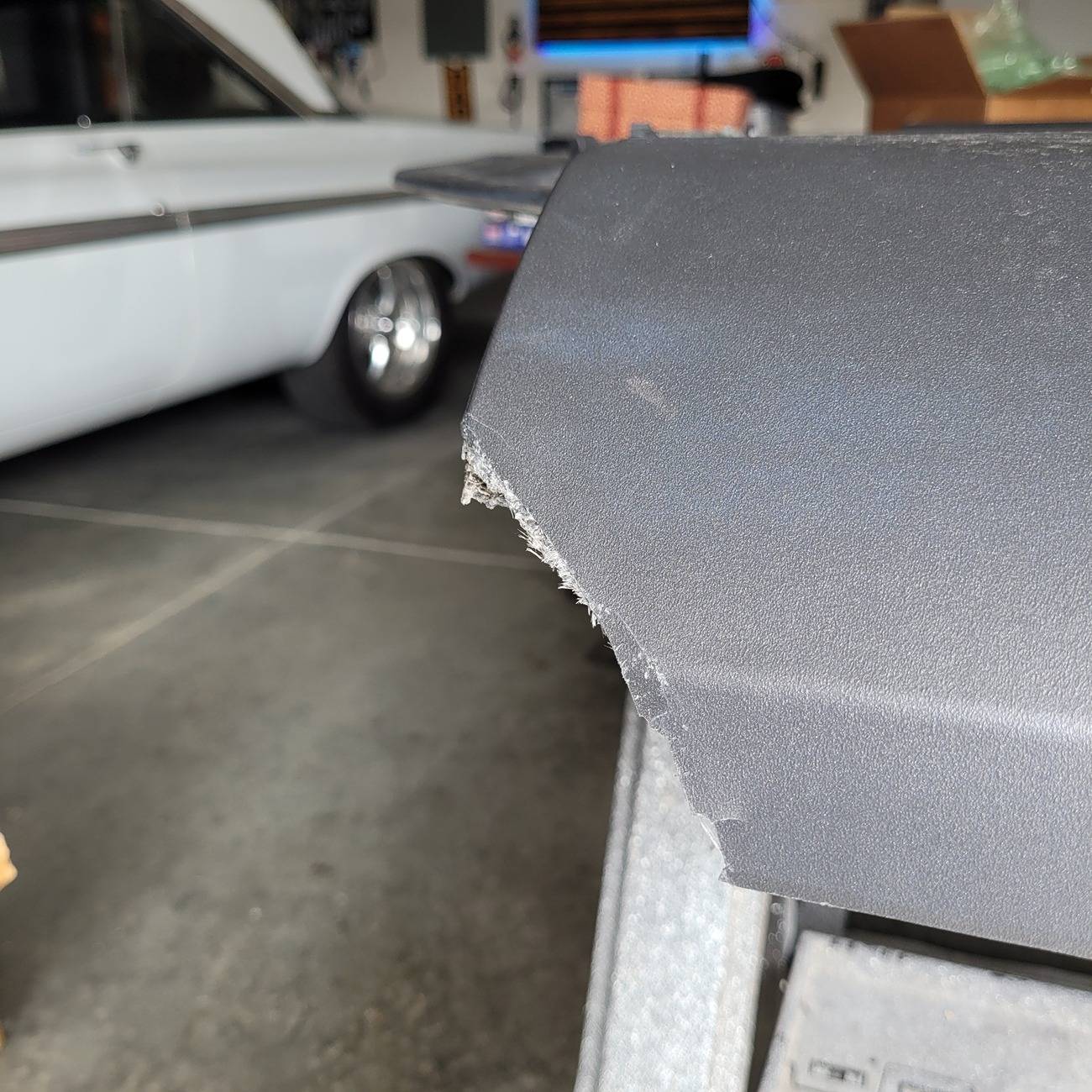 Ford Bronco Replacing damaged roof panel 20241028_134402
