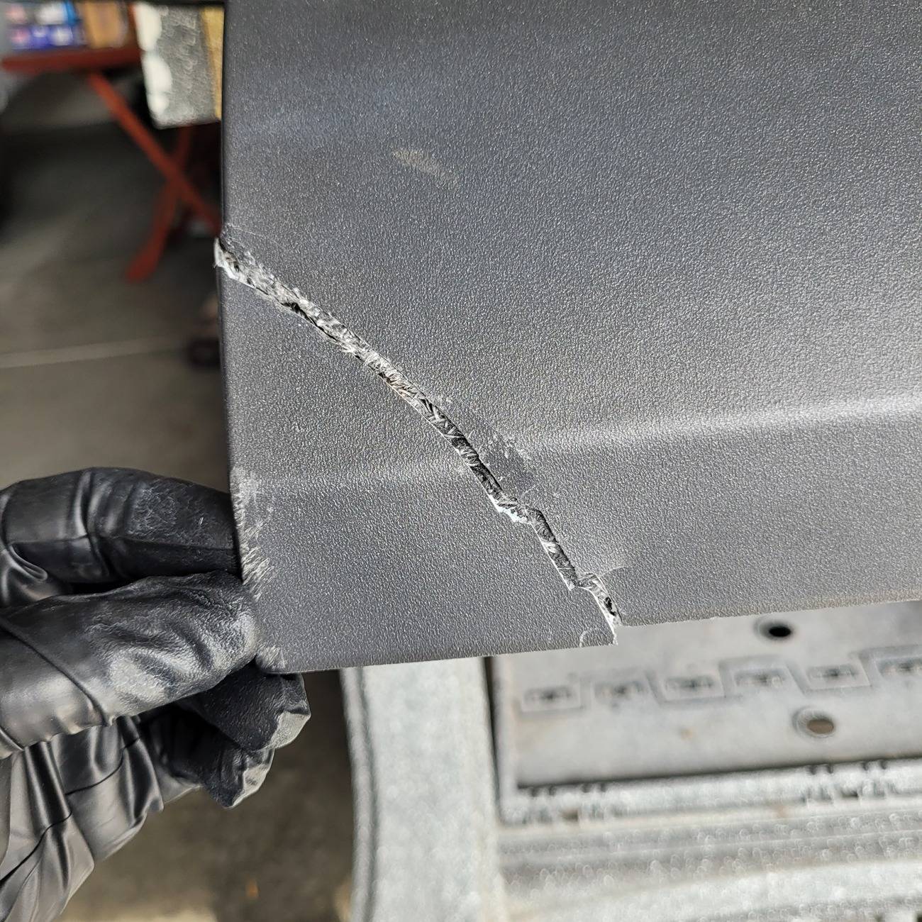 Ford Bronco Replacing damaged roof panel 20241028_134429