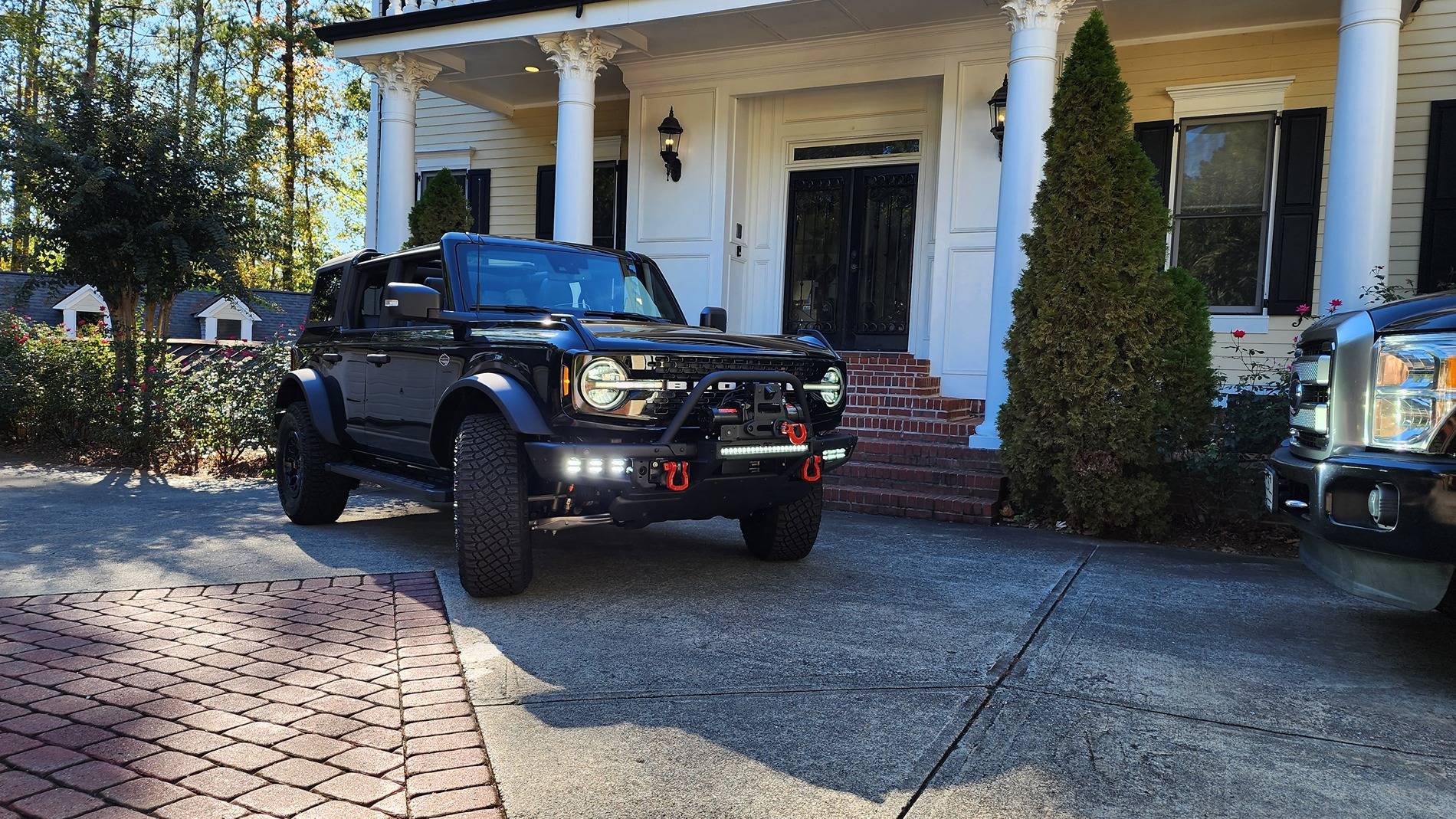Ford Bronco Rough Country High Mount Winch Install Notes 3.7-Complete