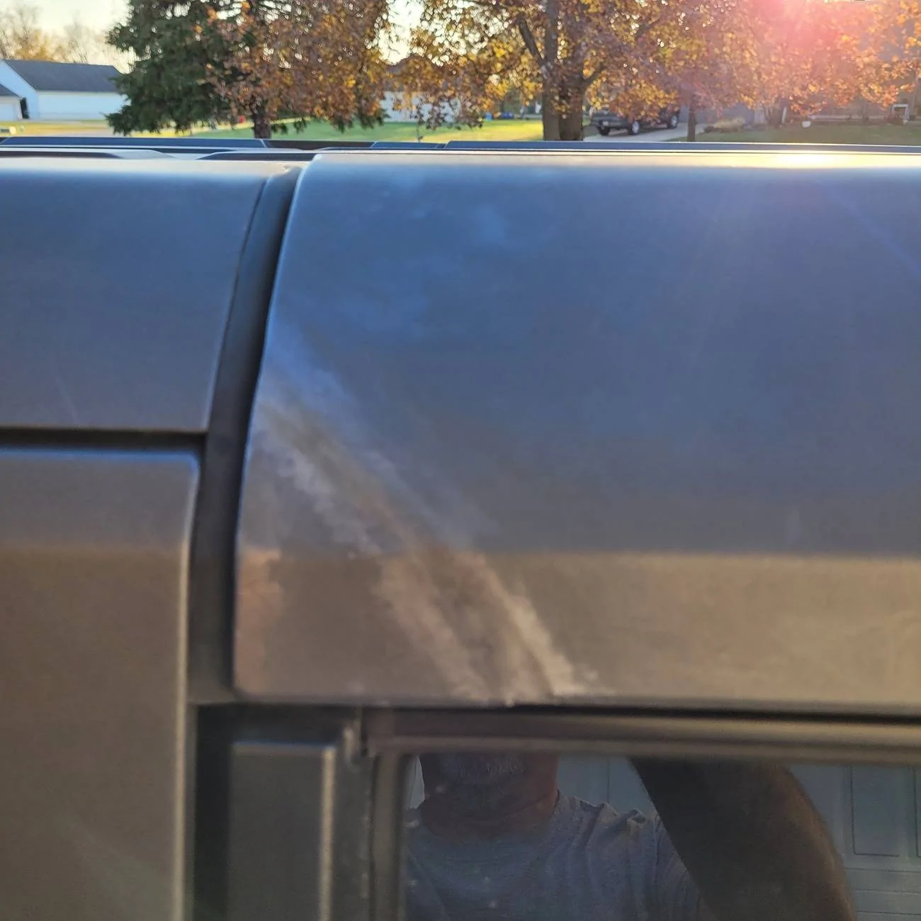 Ford Bronco Replacing damaged roof panel 20241030_175459
