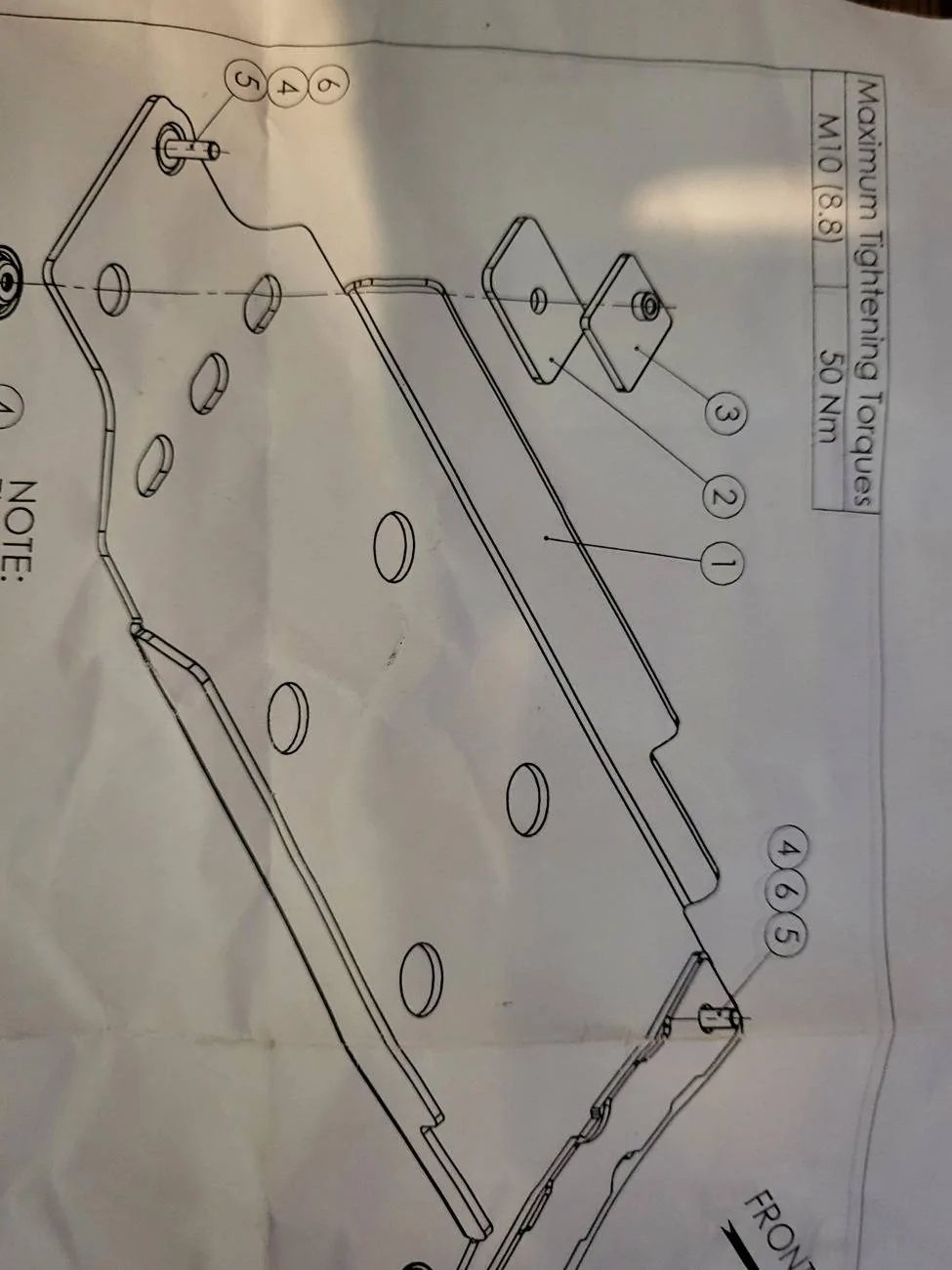 Ford Bronco ASFIR Transmission Skid installed 20241031_115434
