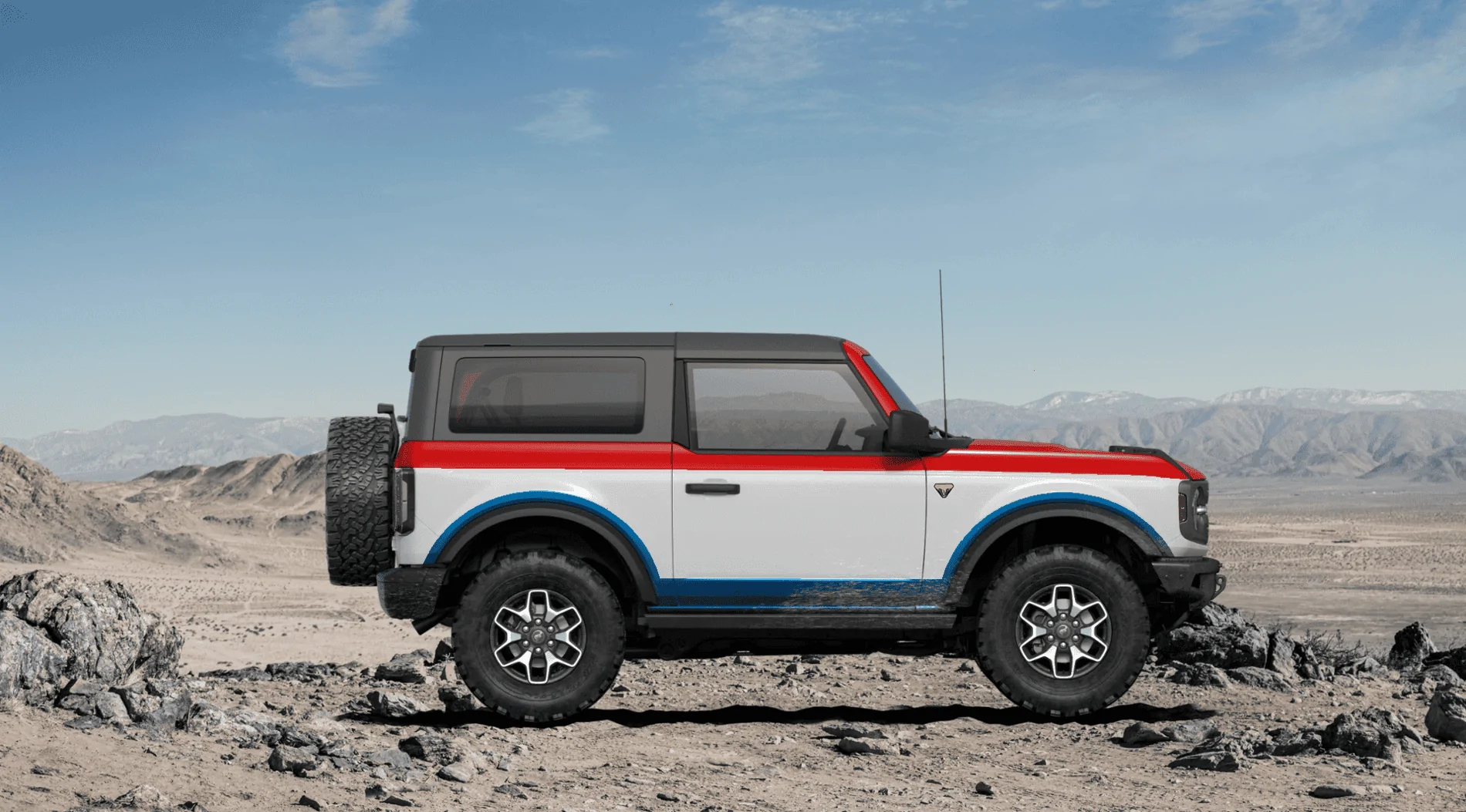 Ford Bronco Retro Paint Job RonWonB2