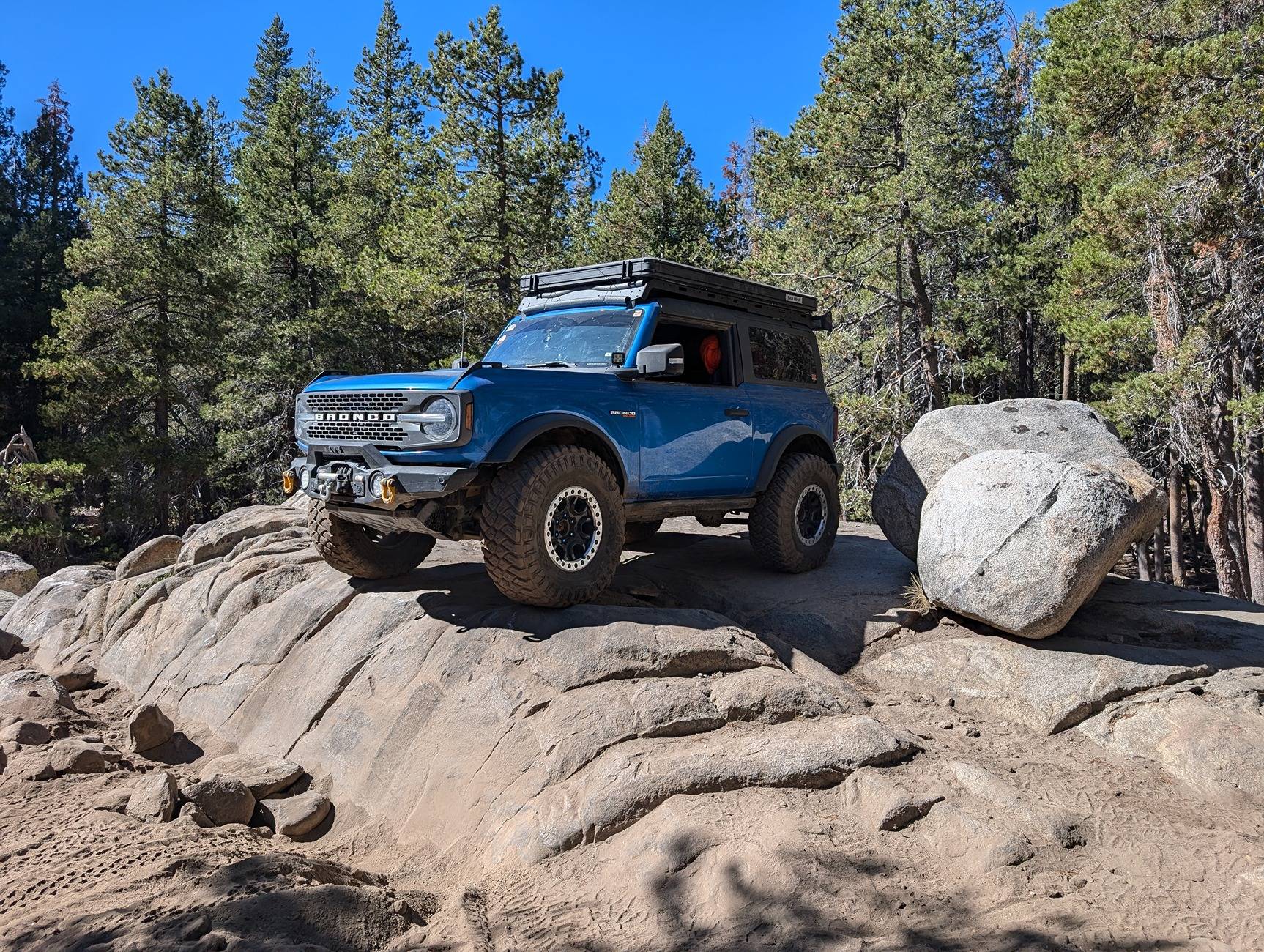 Ford Bronco 17 days, 3258 miles, 6 trails, 13 mpg, 102 hours seat time, 1 big crunch PXL_20241013_200716564