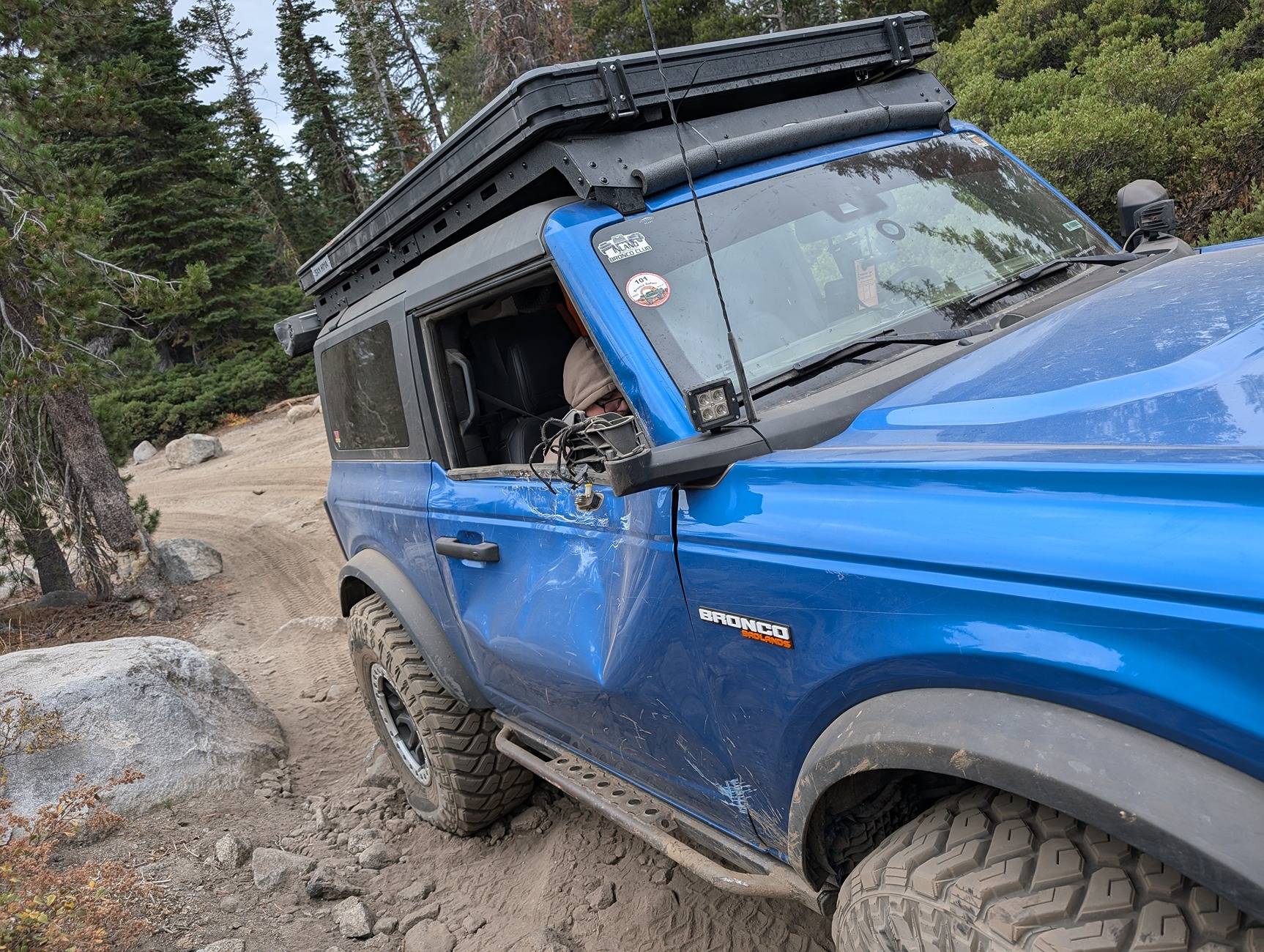 Ford Bronco 17 days, 3258 miles, 6 trails, 13 mpg, 102 hours seat time, 1 big crunch PXL_20241016_165601133