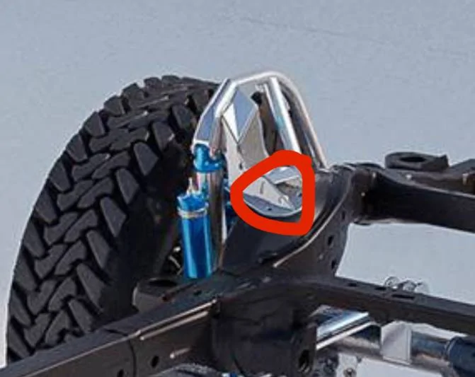 Ford Bronco Rear Bypass Trialing Arm Shock Mounts IMG_3986