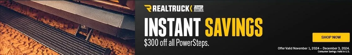 Ford Bronco Save $300 on AMP Research Powered Steps RT-AMP
