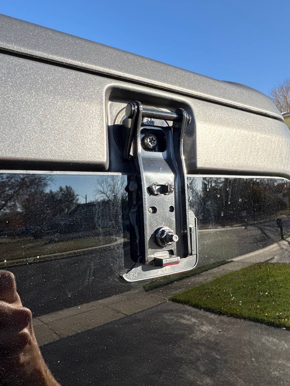 Ford Bronco Rear glass hinge covers image