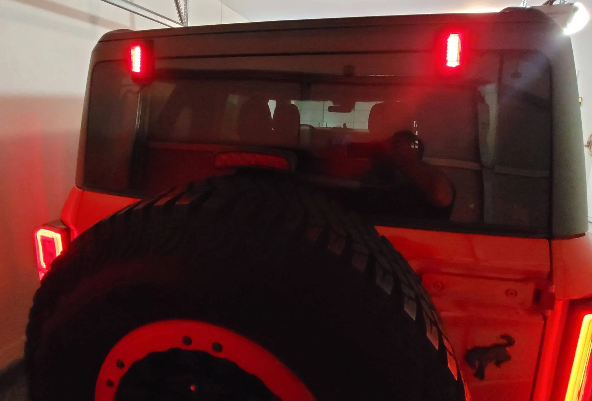 Ford Bronco Rear glass hinge covers 20240919_142829
