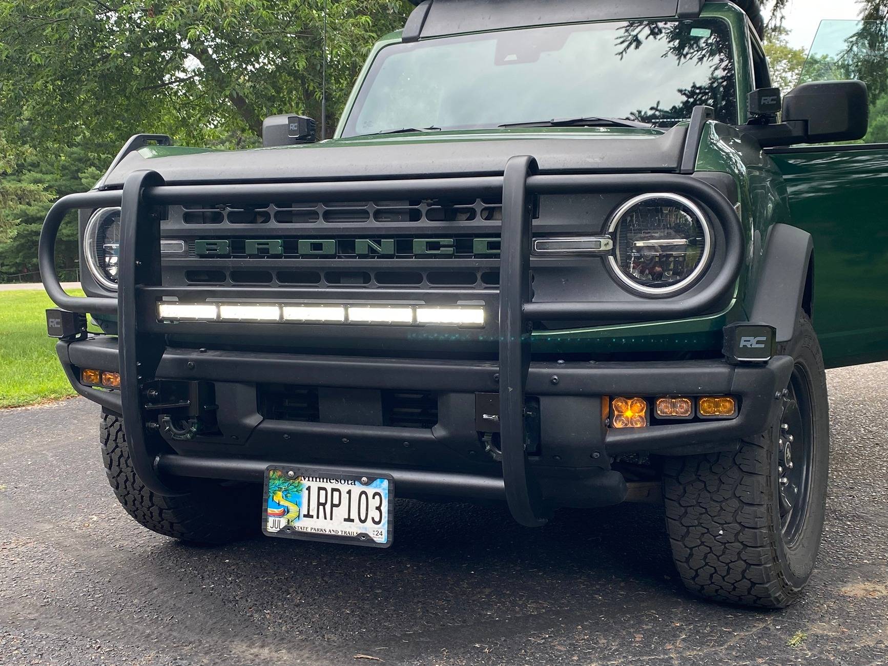 Ford Bronco Hit Deer Need Advice grill