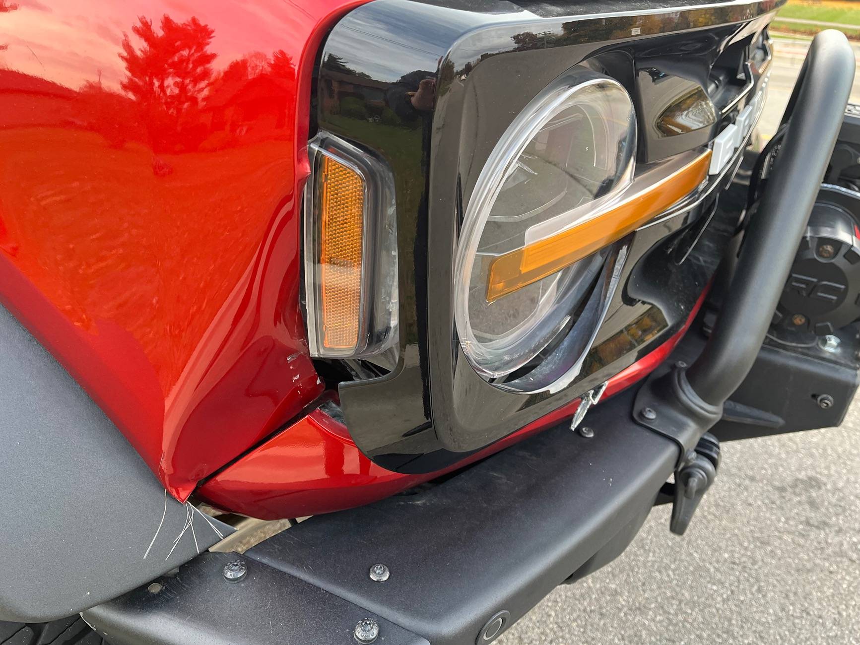 Ford Bronco Hit Deer Need Advice IMG_3563