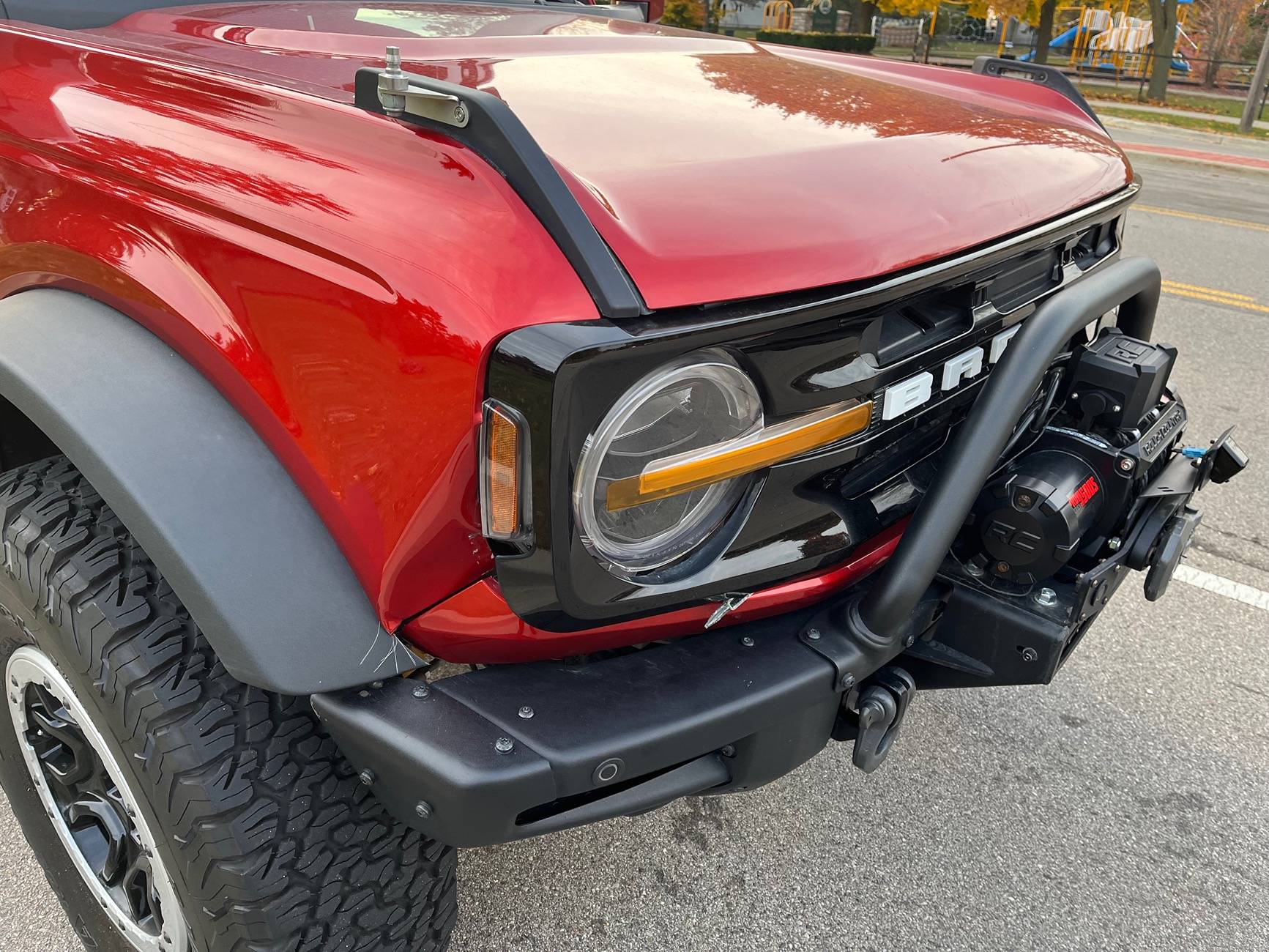 Ford Bronco Hit Deer Need Advice IMG_3561