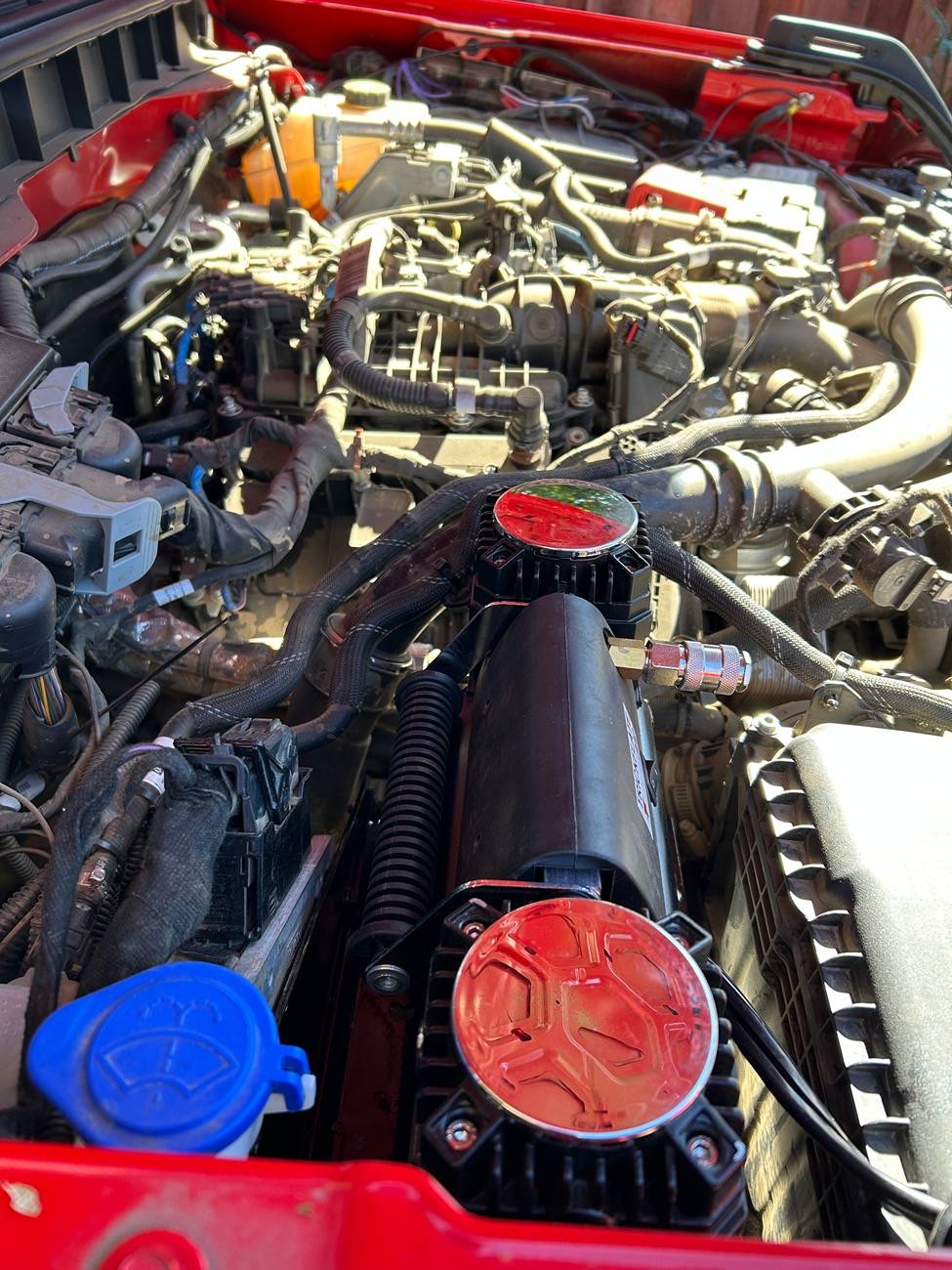 Ford Bronco Under Hood Air Compressor Options IMG_3618