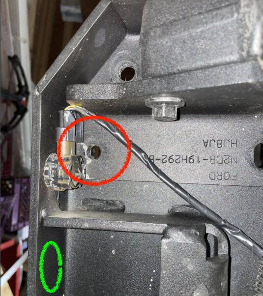 Ford Bronco Park Aid Sensor Relocation on Factory/Warn Winch Untitled