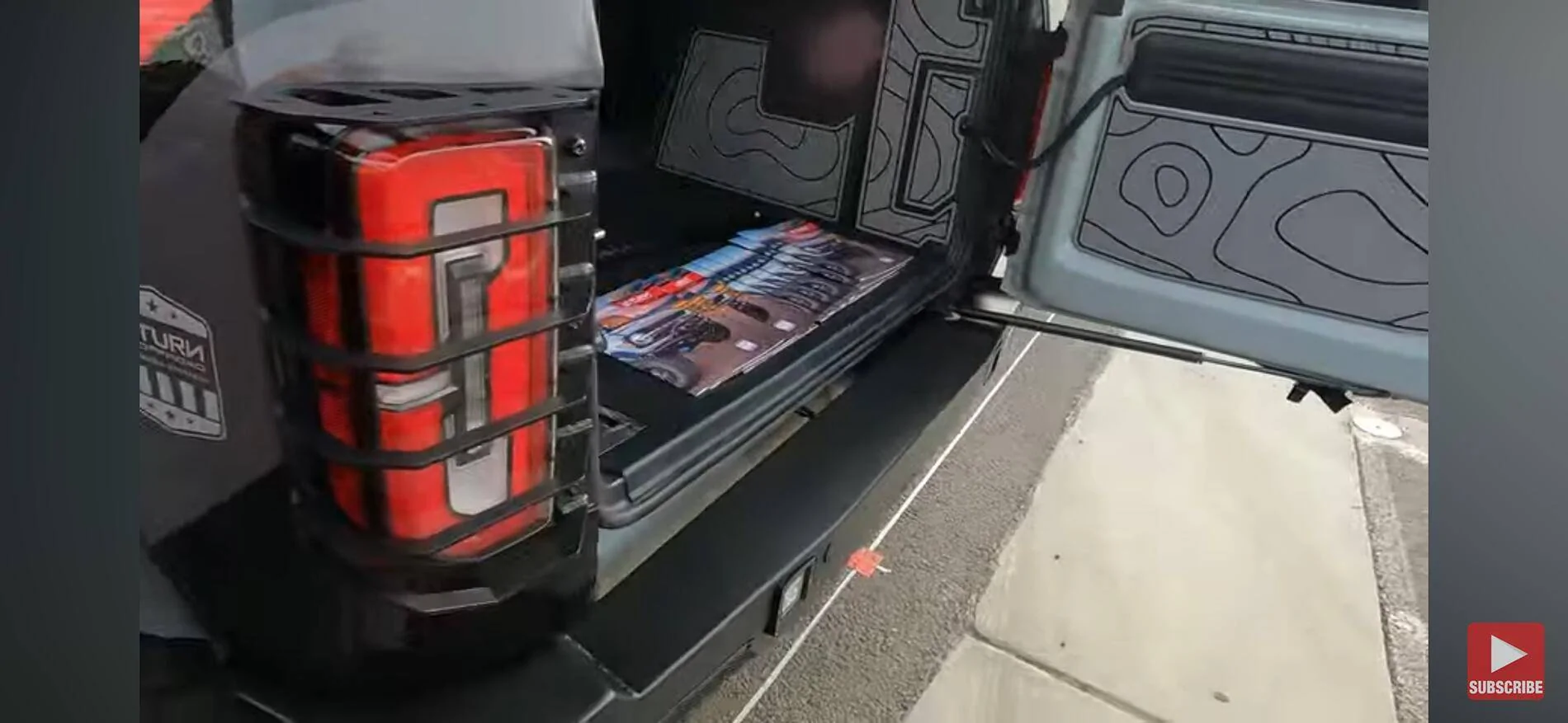 Ford Bronco Interior Tailgate Protection - Turn Offroad SEMA Bronco IMG_0150