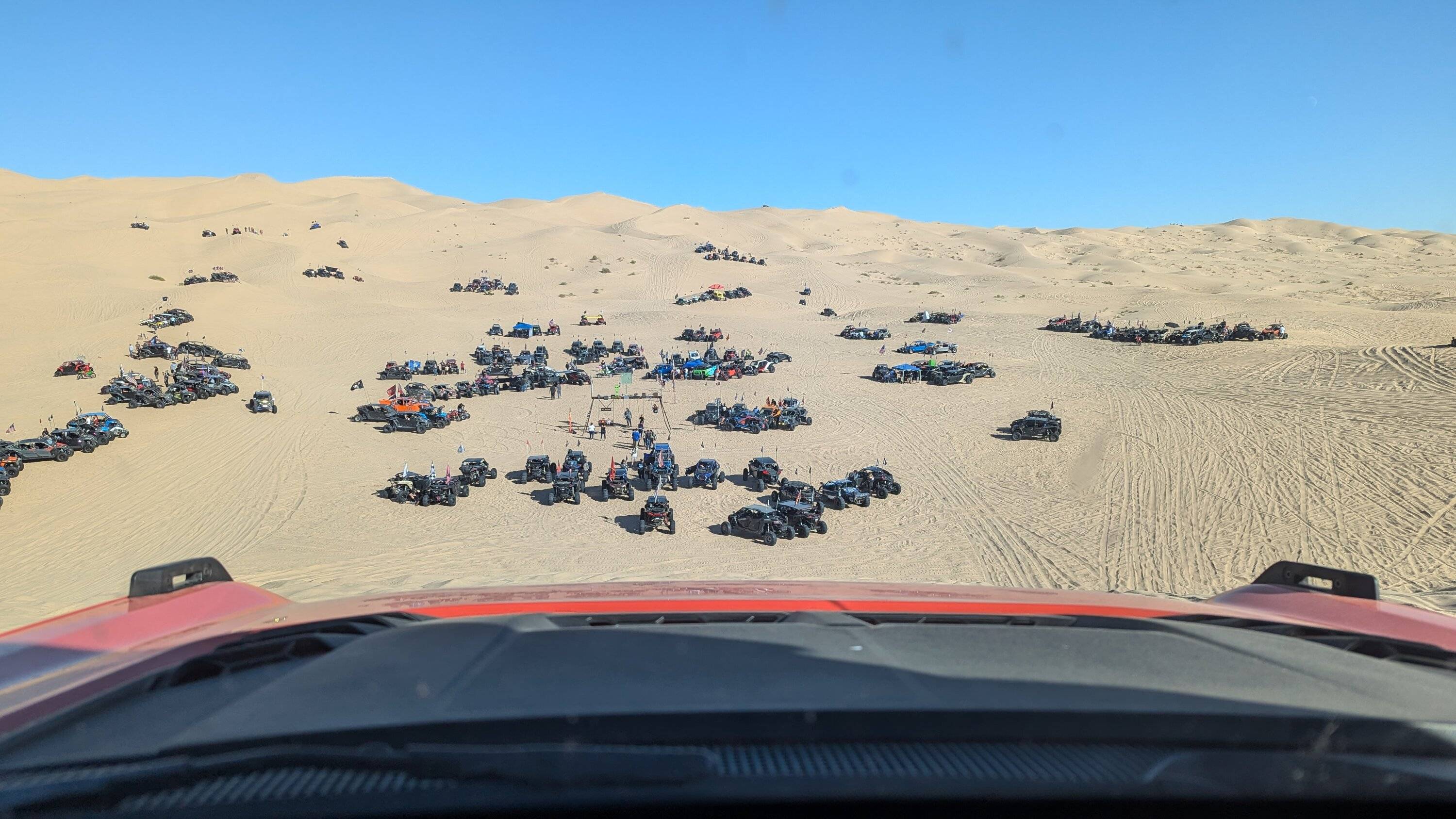 Ford Bronco Glamis - Huge Dune Roosting with the SxSs and Sand Cars PXL_20241109_214508841
