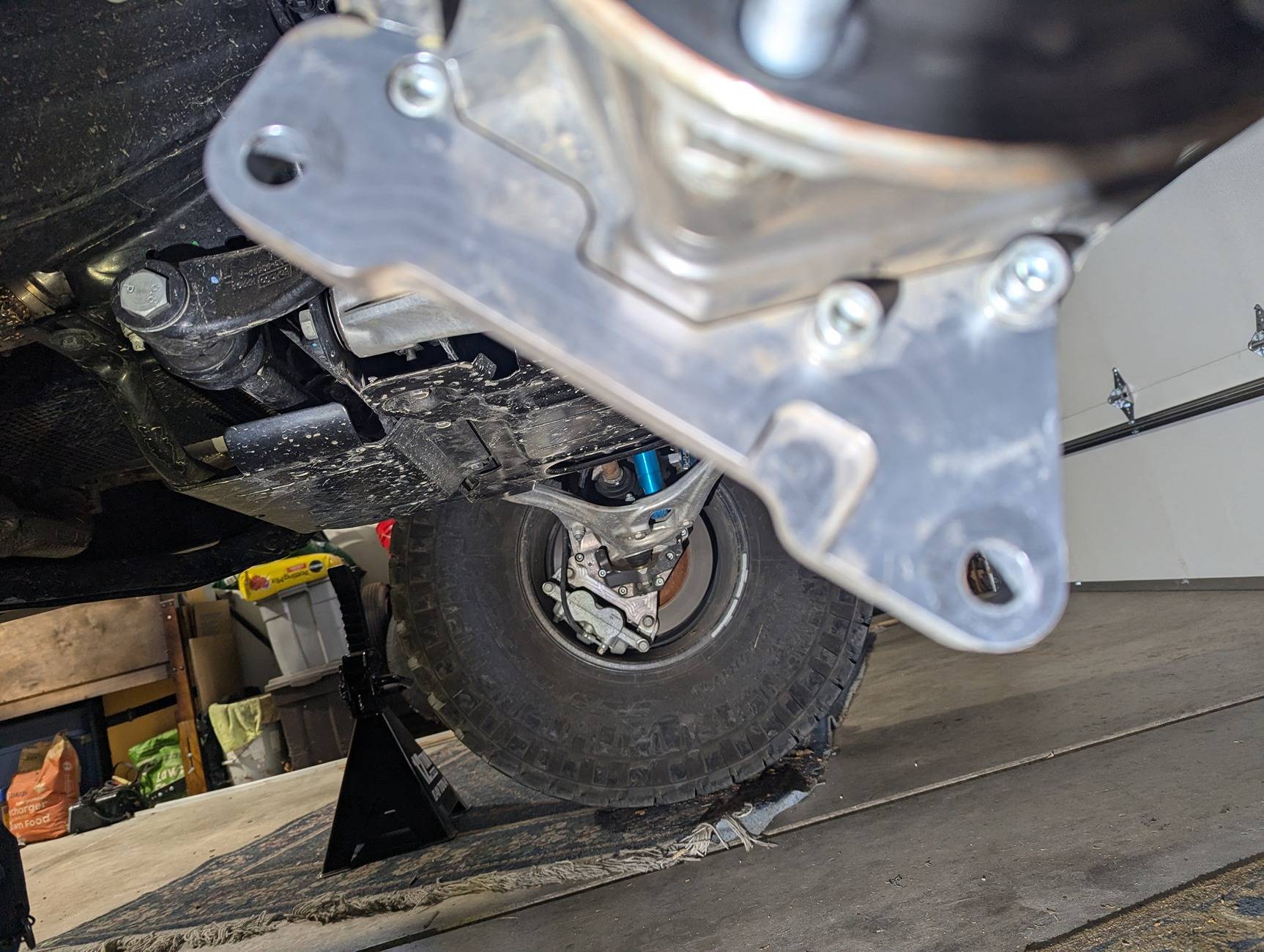 Ford Bronco 74Weld Portal Review bracket on before disassembly