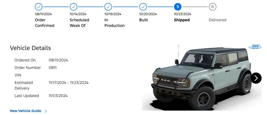 Ford Bronco Bronco Build Week 1/22/2024 1731344705331-s