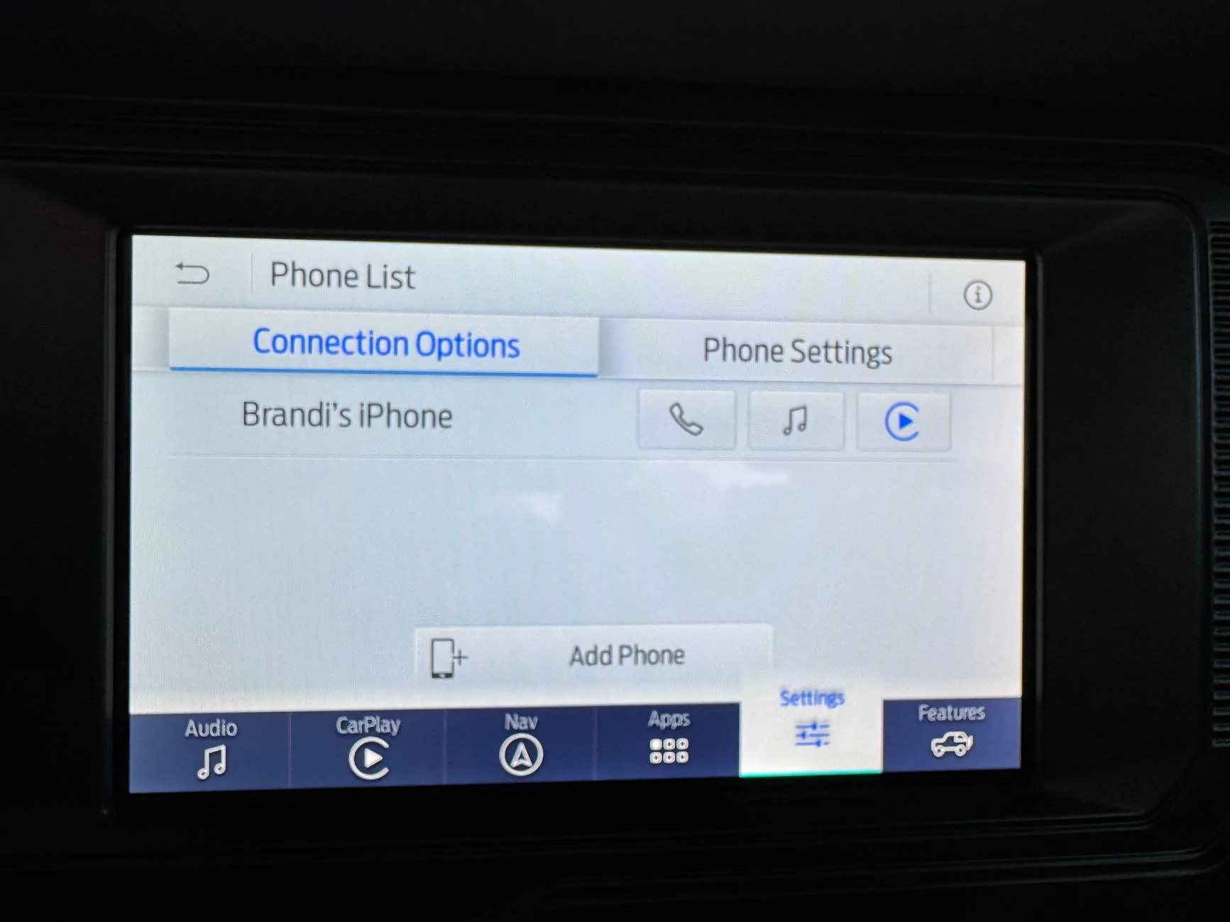 Ford Bronco Carplay/Sync no audio intermittent issue IMG_1573