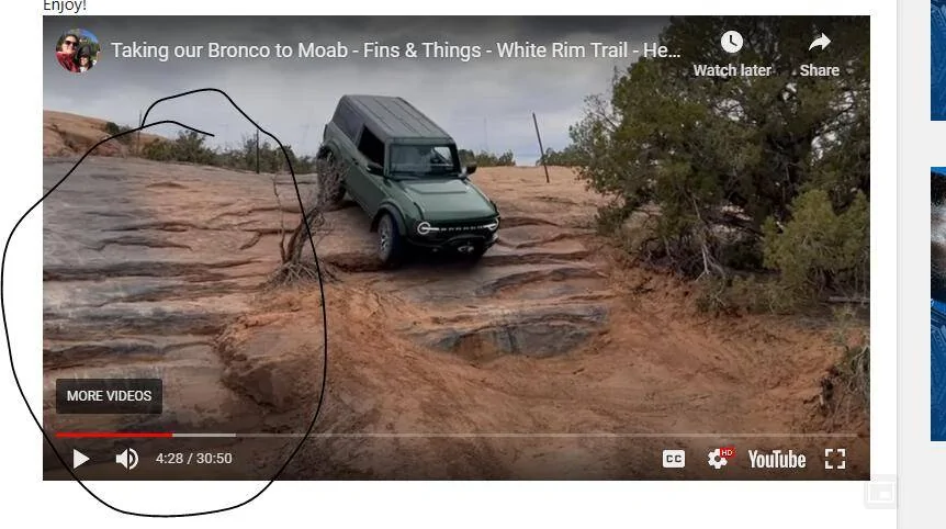 Ford Bronco Our March 2023 B6G forum family Moab trip - video recap 1731436530535-ya