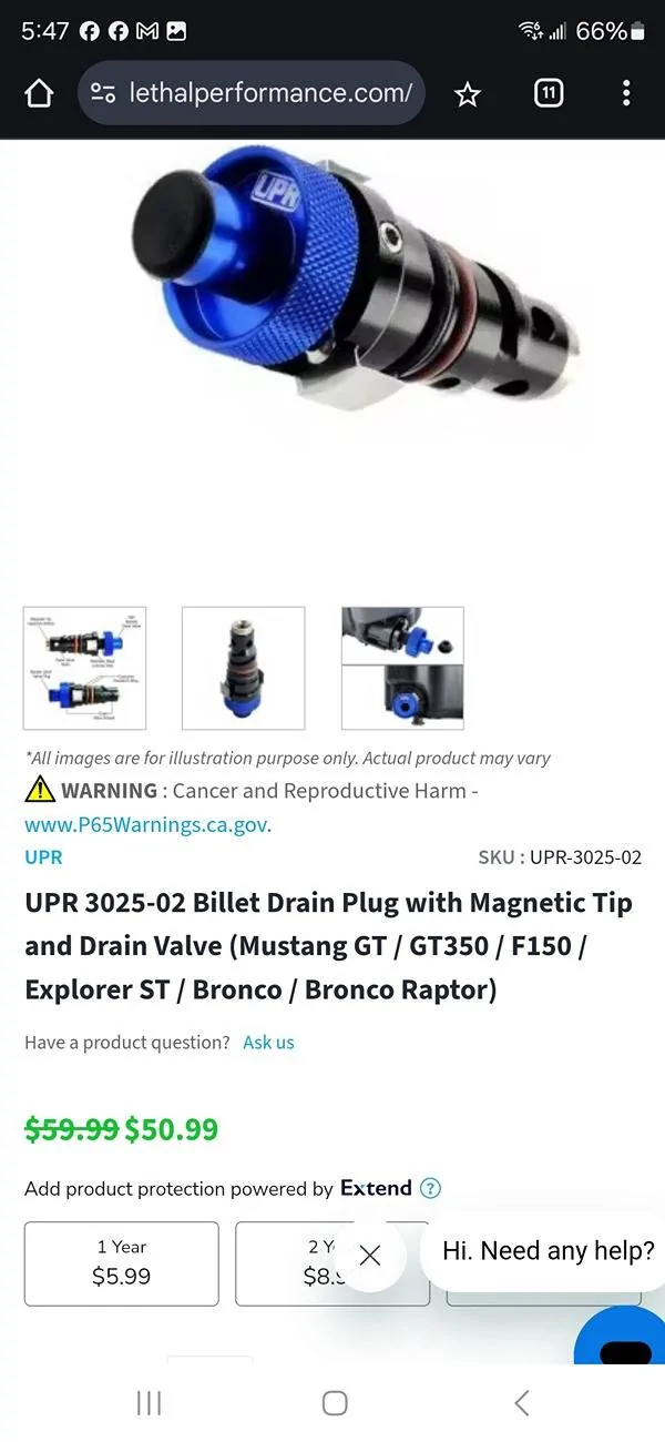 Ford Bronco Changing Oil Drain Plug on 2.3L recommended? Screenshot_20241114_174729_Chrom