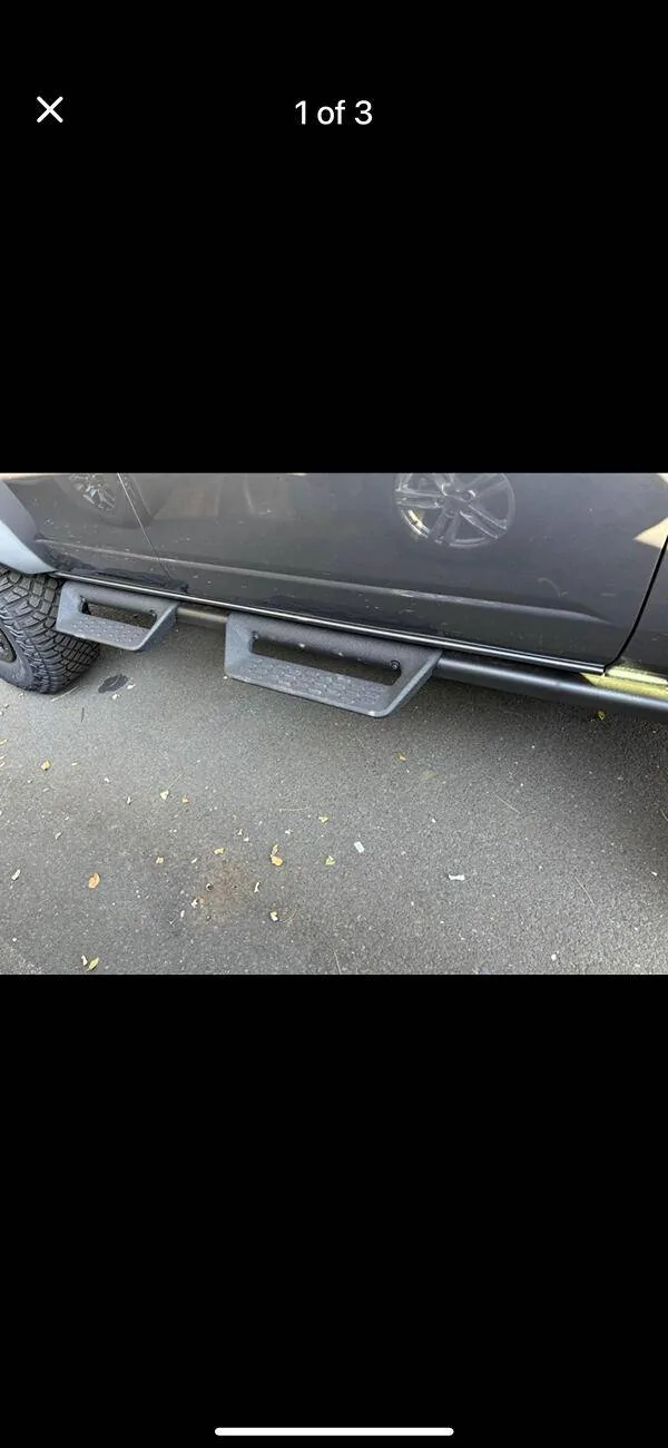 Ford Bronco Steps that attach to rock rails IMG_9587