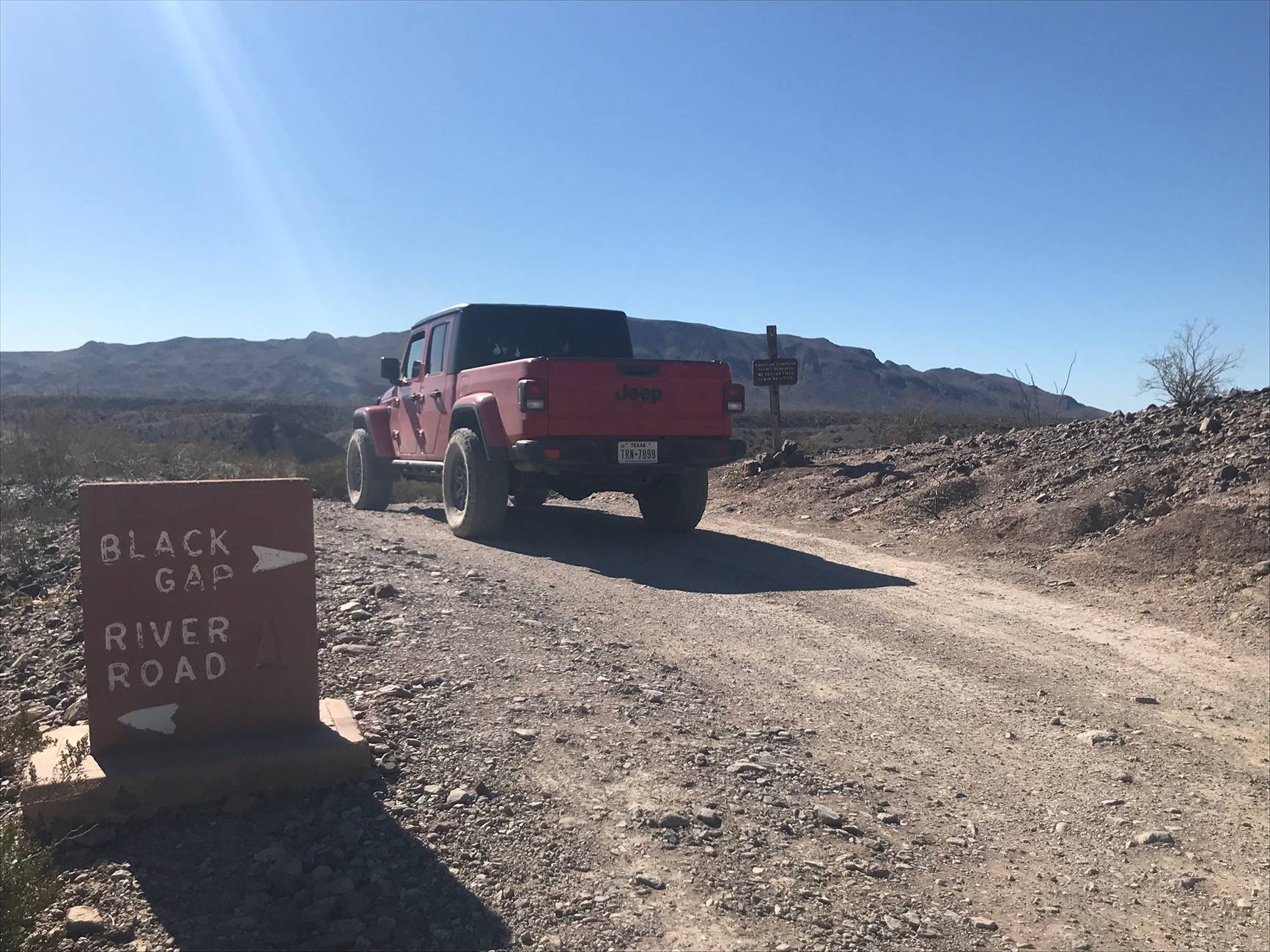 Ford Bronco Big Bend NP area in February IMG_7848