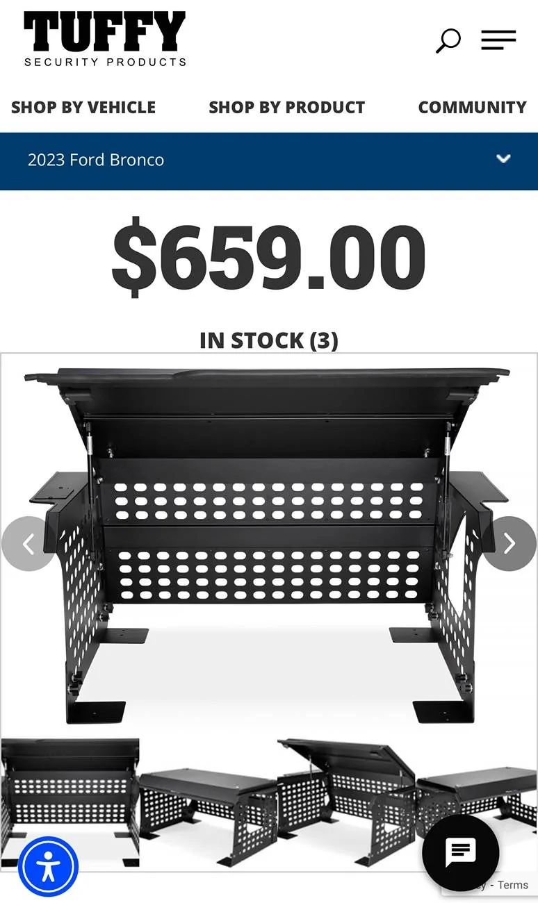 Ford Bronco CARGO ENCLOSURE | DELUXE IMG_3585