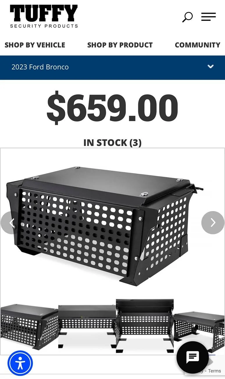 Ford Bronco CARGO ENCLOSURE | DELUXE IMG_3584