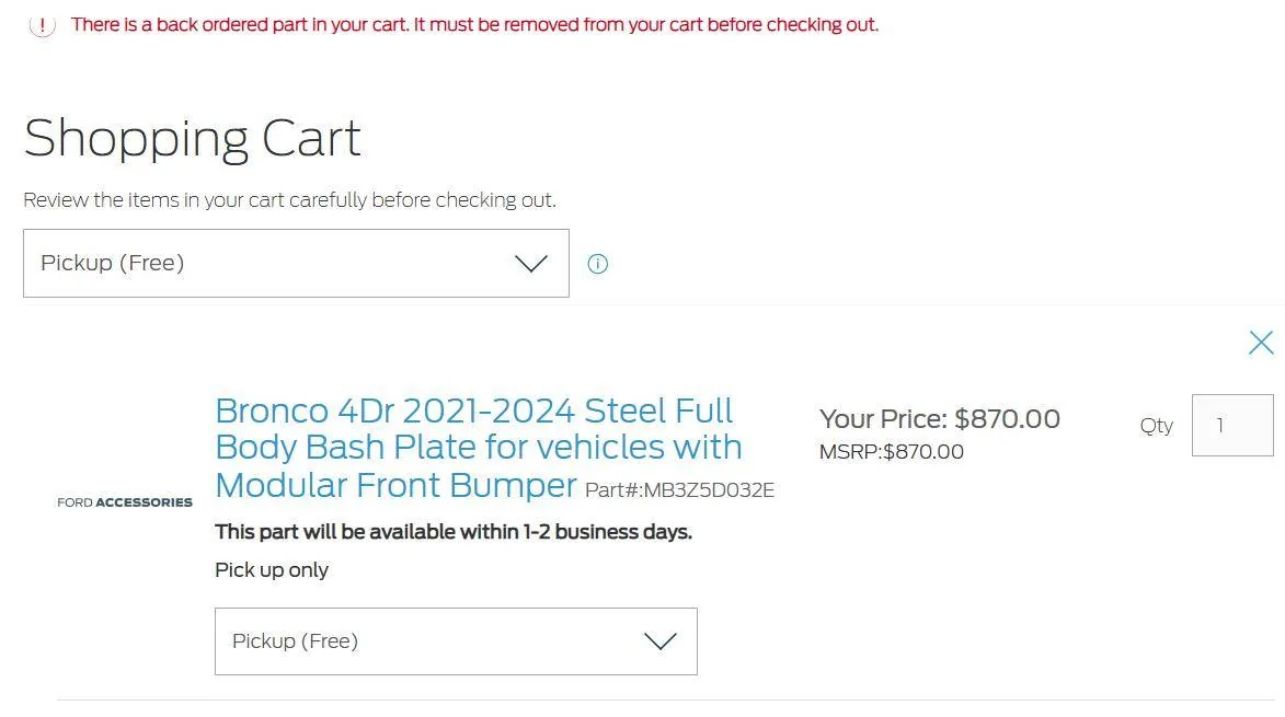 Ford Bronco Skid Plate Information Needed 1732505301004-7
