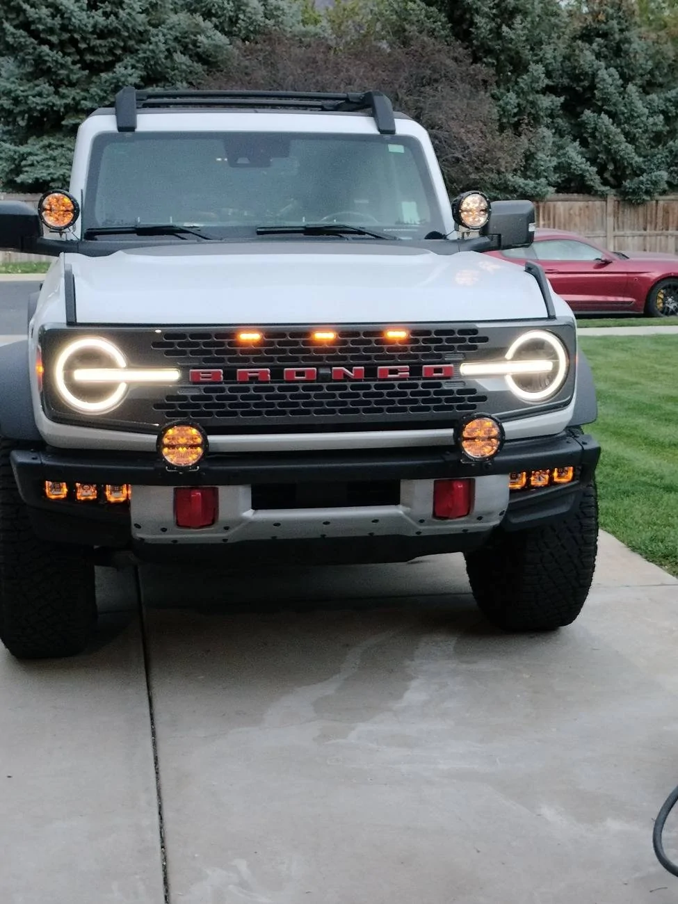 Ford Bronco Modular Bumper: Three Fog Lights IMG20241016184608