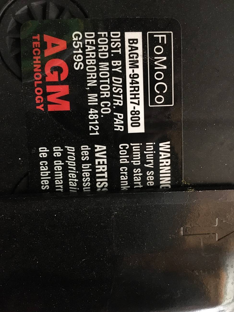 Ford Bronco Bronco battery confusion A34C440D-6696-4C20-9A54-A4BC851FAC8B