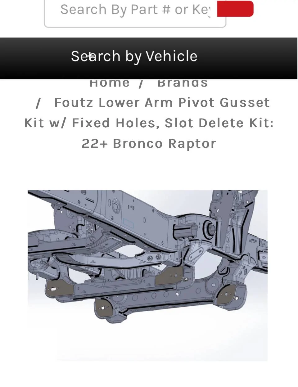 Ford Bronco Lower Control Arm Joint Frame Bent IMG_0222