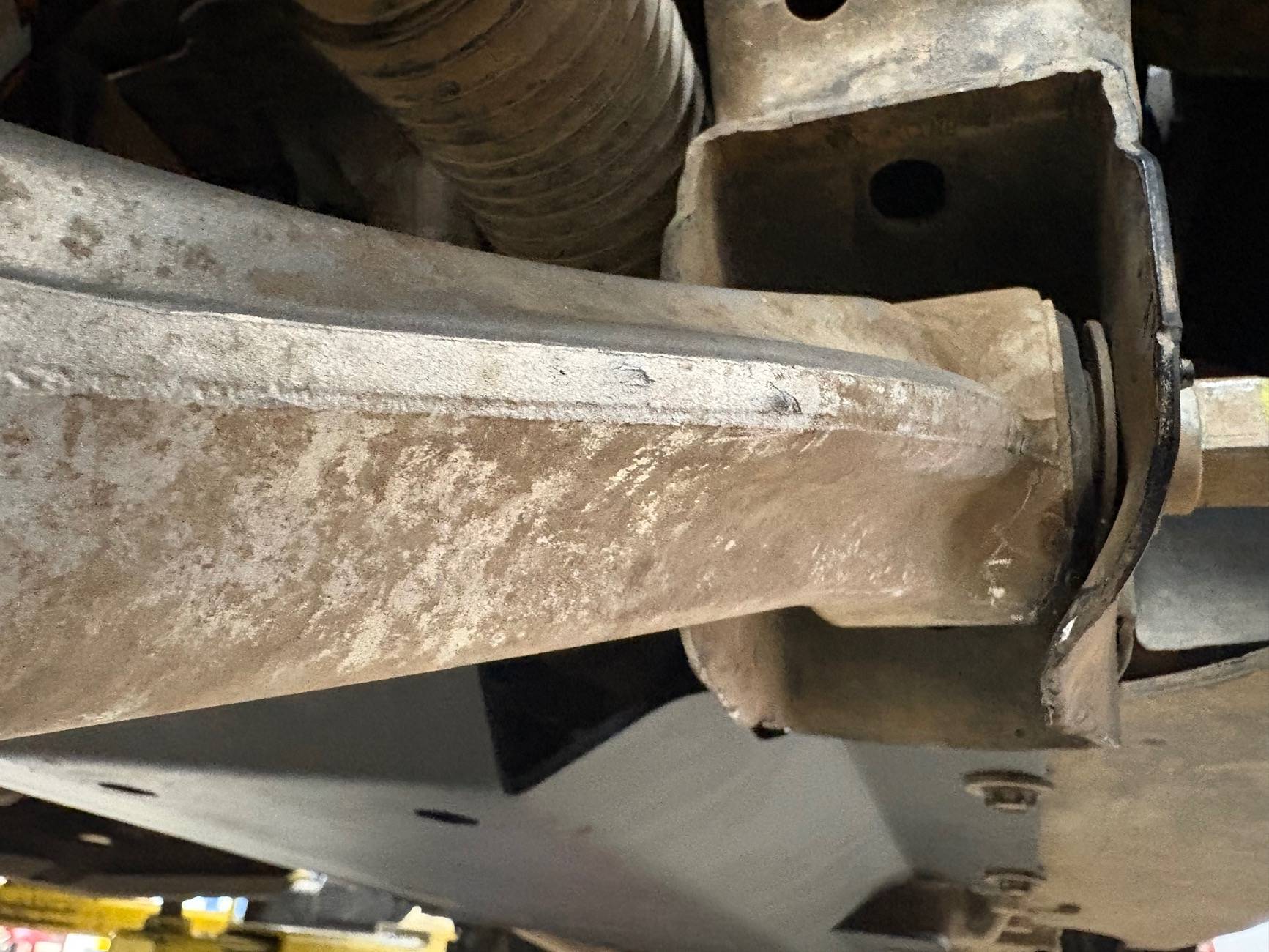 Ford Bronco Lower Control Arm Joint Frame Bent IMG_0219