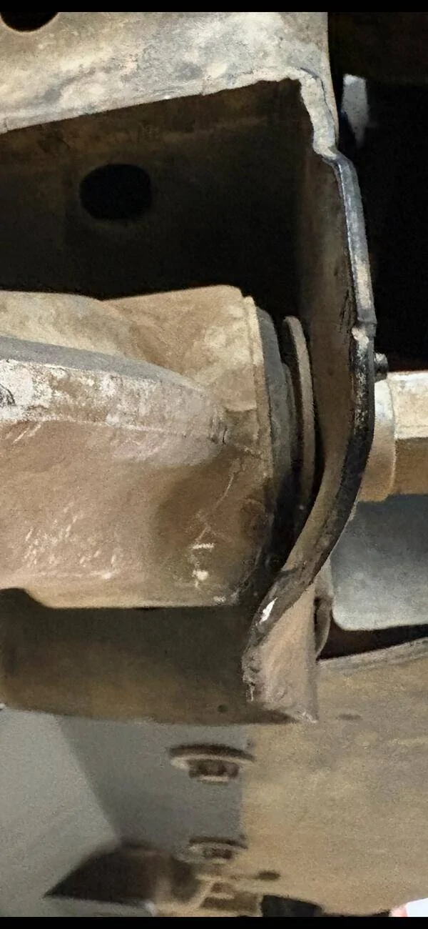 Ford Bronco Lower Control Arm Joint Frame Bent IMG_0224