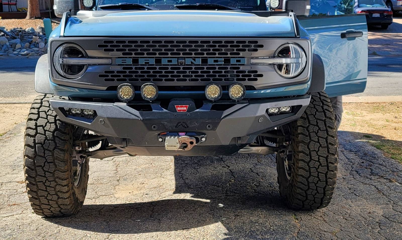 Ford Bronco Wagner Tuning High-Mount Intercooler Installed Intercooler 6.JPEG