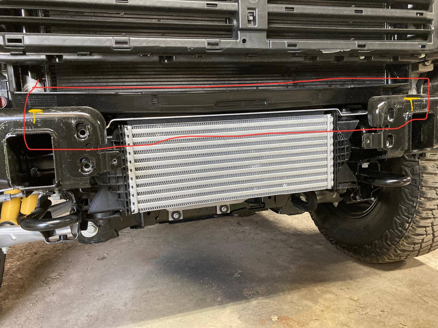 Ford Bronco Installed a Mishimoto Intercooler Today IMG_1780