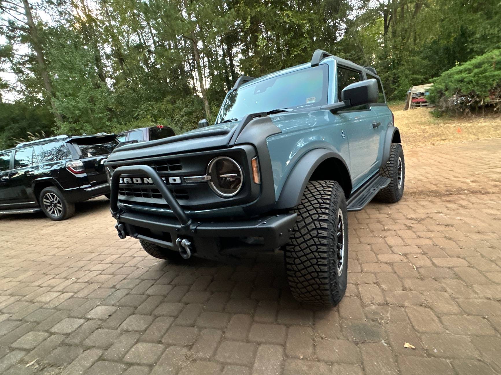 Ford Bronco Steps that attach to rock rails IMG_0863