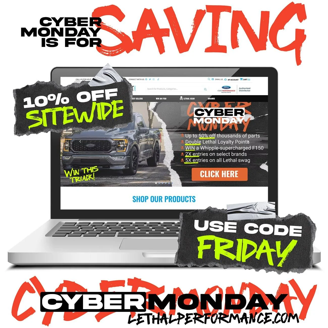 Ford Bronco Cyber Monday is here at Lethal Performance! cyber_sitewid