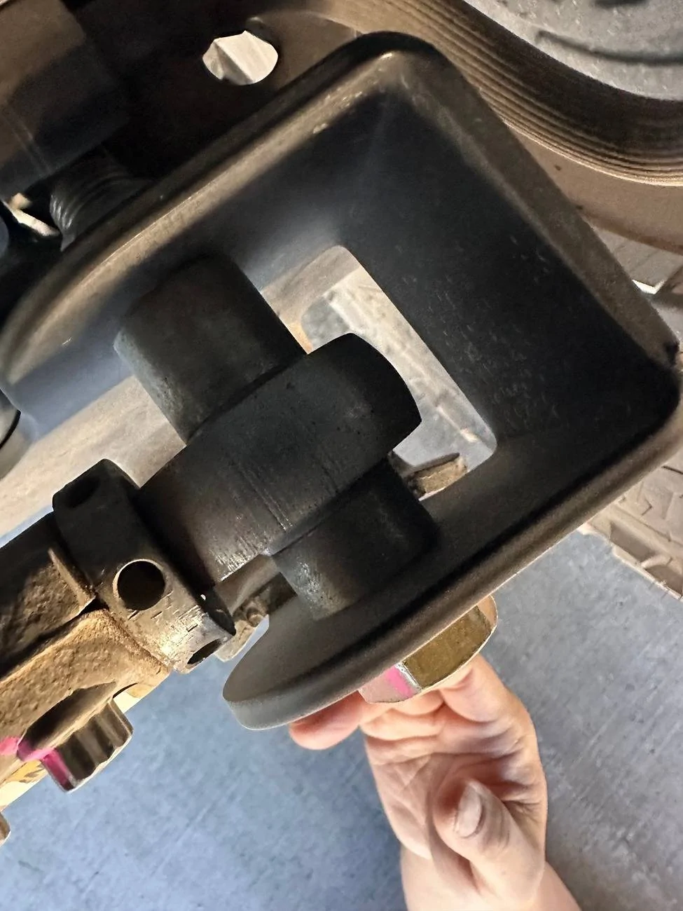 Ford Bronco Rear TracBar Relocation Bracket - Get One! IMG_9043