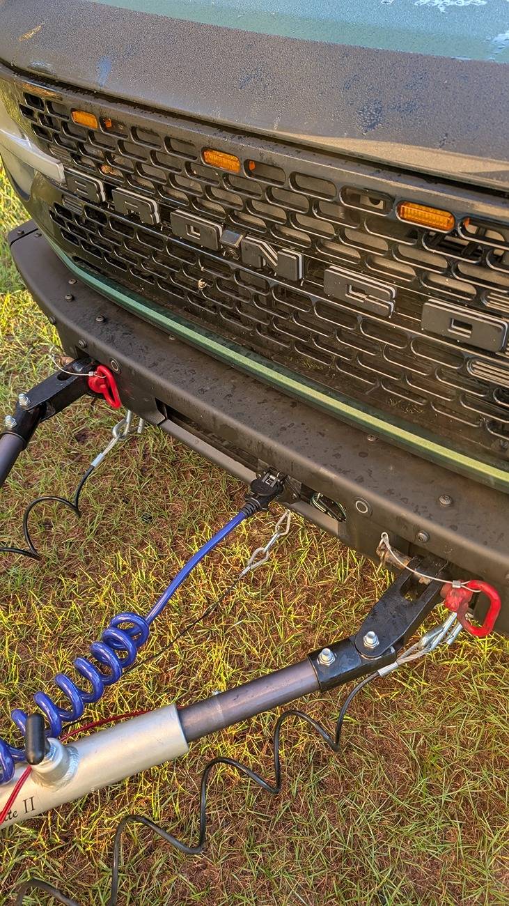 Ford Bronco Ready Brute Elite II flat tow setup PXL_20241125_130105543