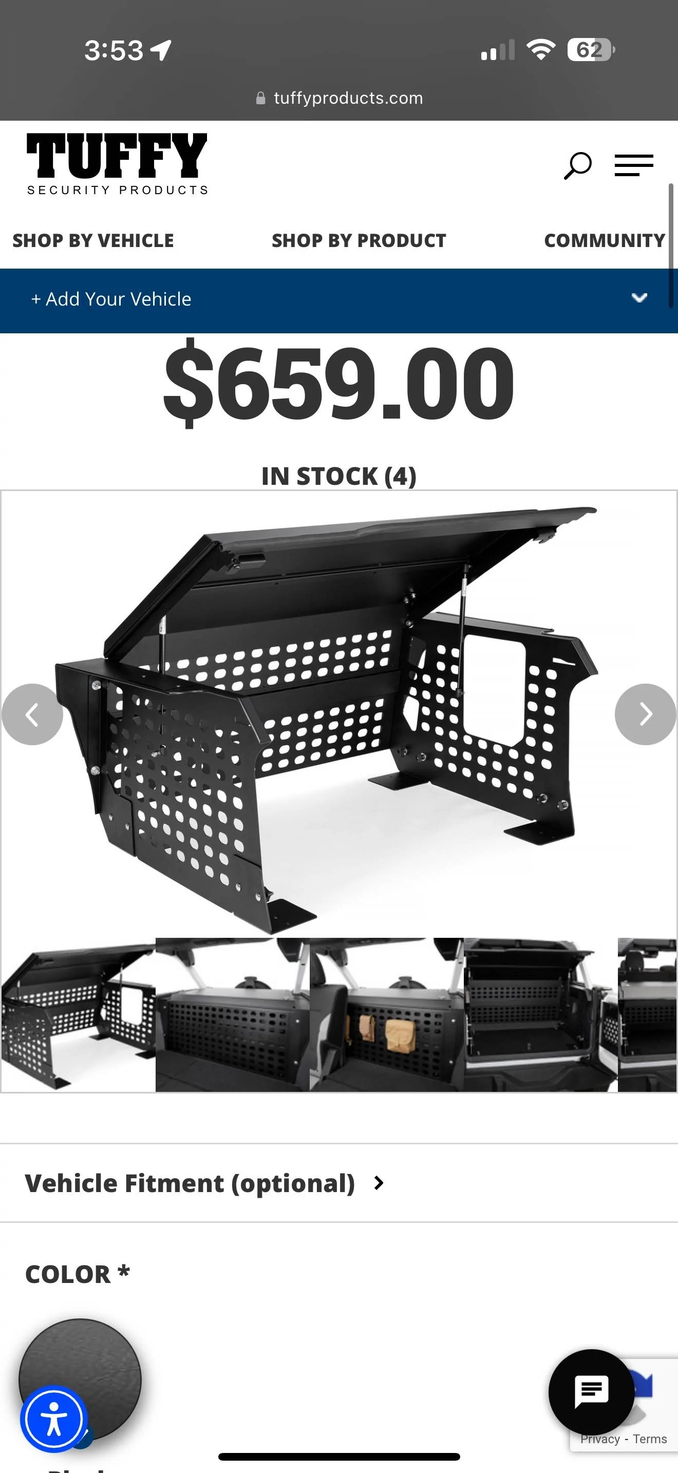 Ford Bronco Tuffy rear cargo enclosure tuffydefault
