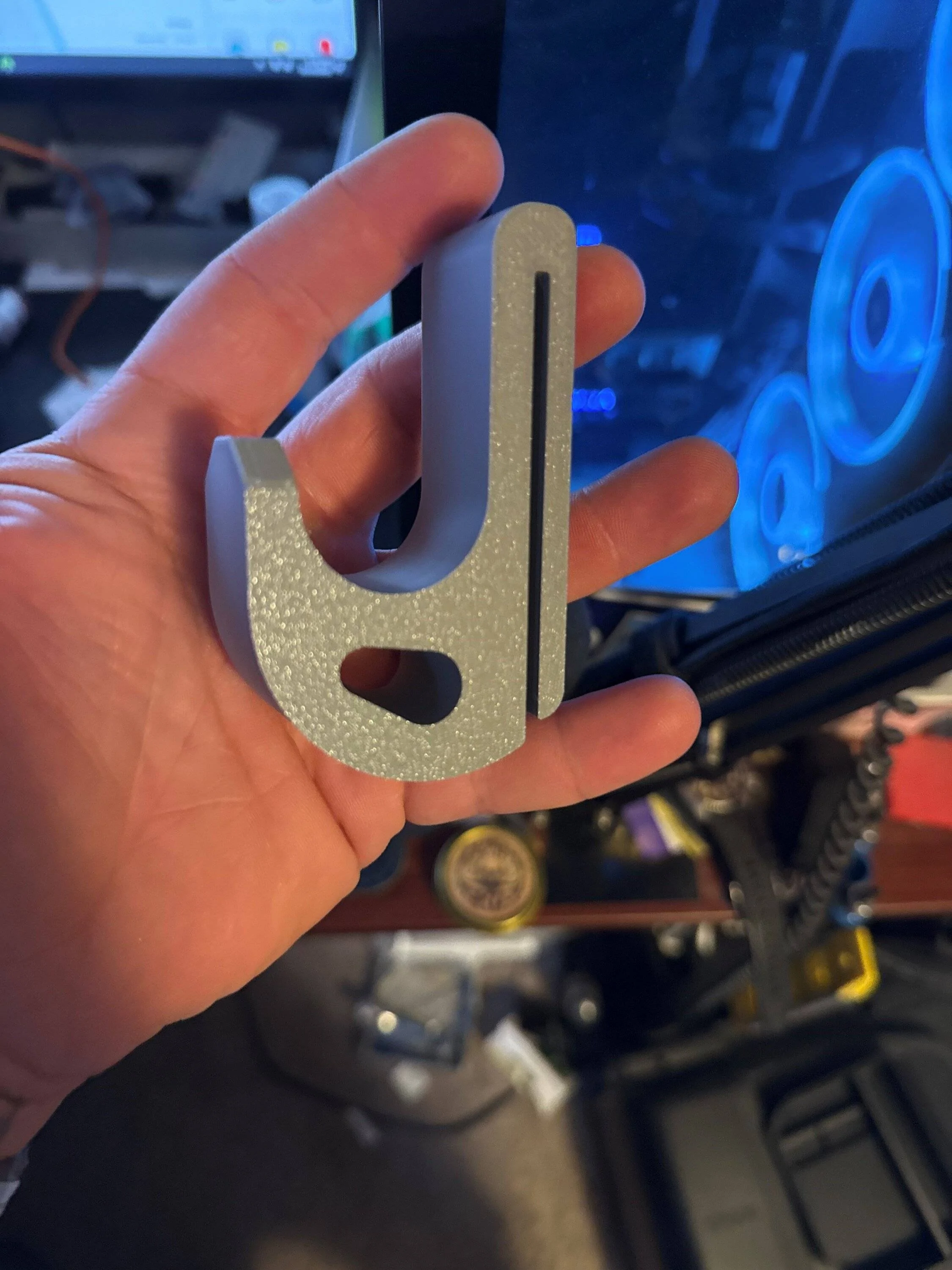 Ford Bronco 3D printed molle hooks gray hook