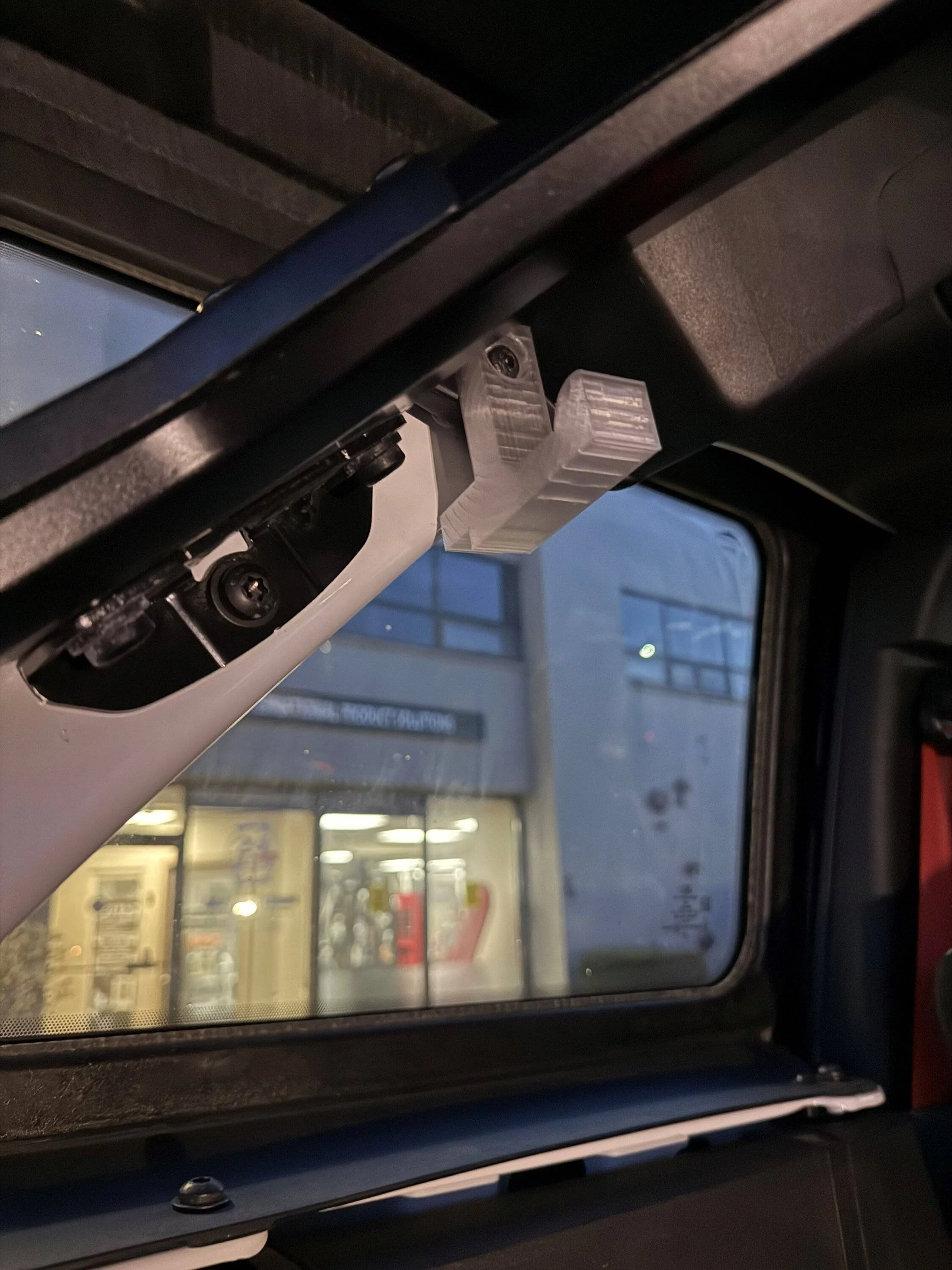 Ford Bronco 3D printed hook for rear cargo area hookrear