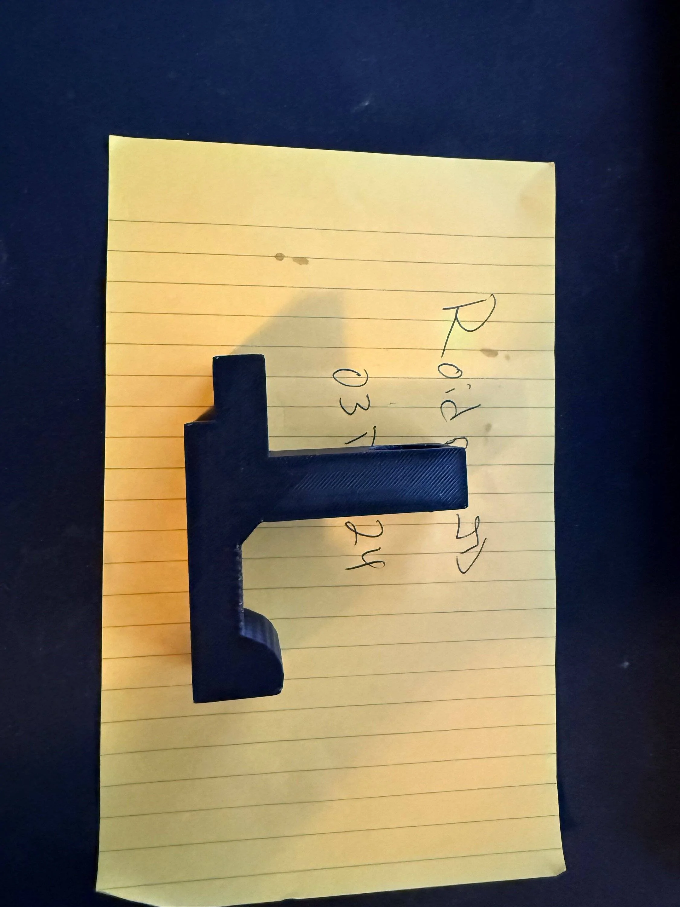 Ford Bronco 3D printed hook for rear cargo area rearhook2