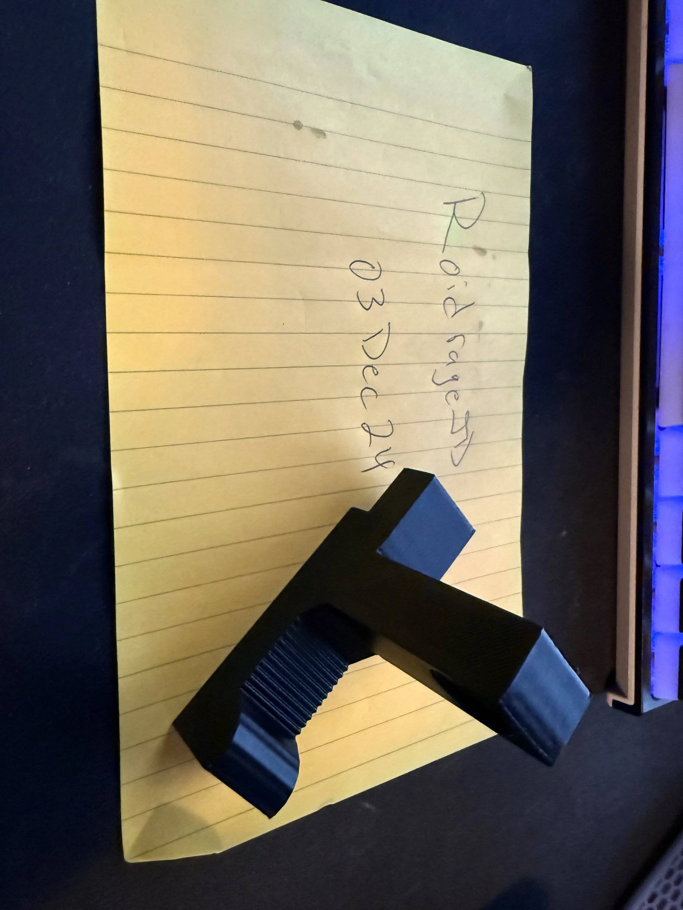 Ford Bronco 3D printed hook for rear cargo area rearhooknam