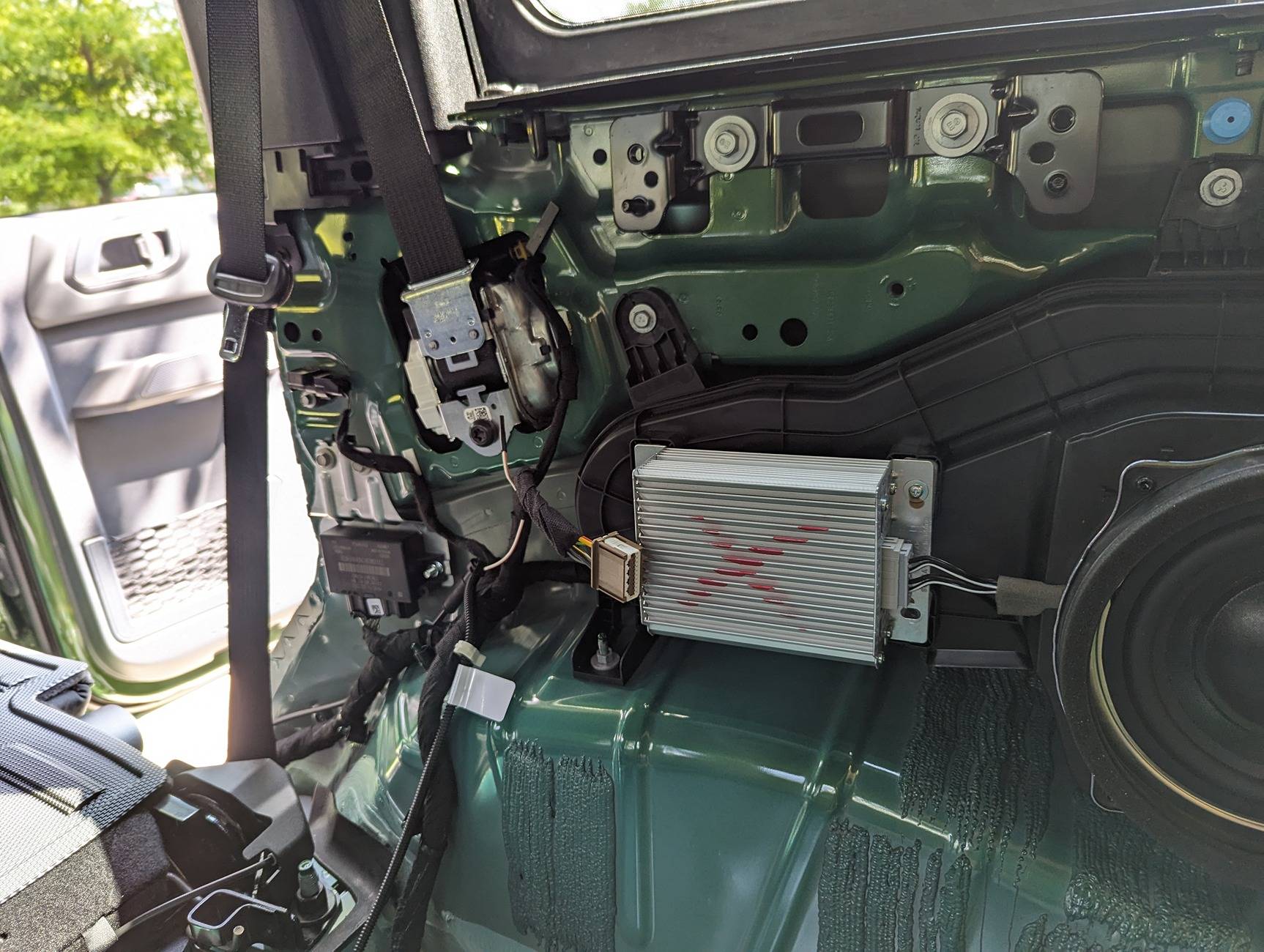 Ford Bronco Subwoofer delete installation advice, tips, tricks? PXL_20230804_191750534